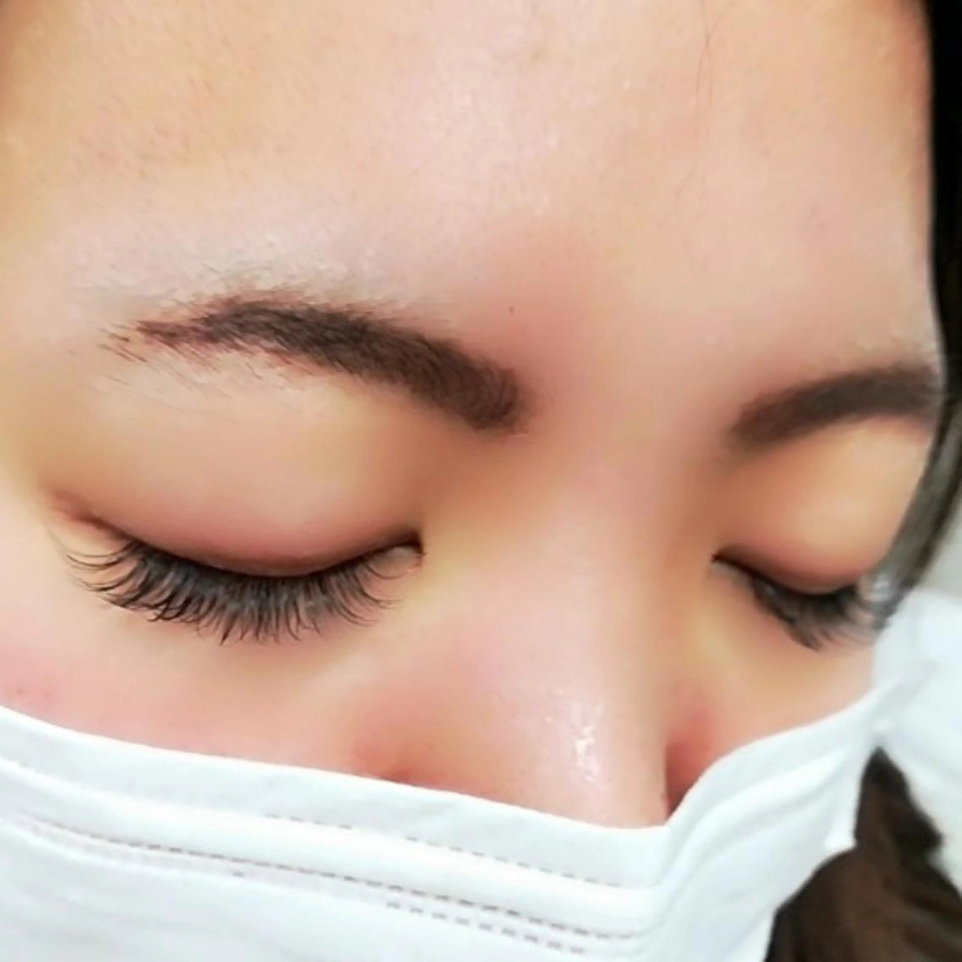 マツエク・マツパ 付け放題 フラットラッシュ 目尻長め ナチュラル セーブル 吉岡 ゆうなのマツエク・マツパデザイン