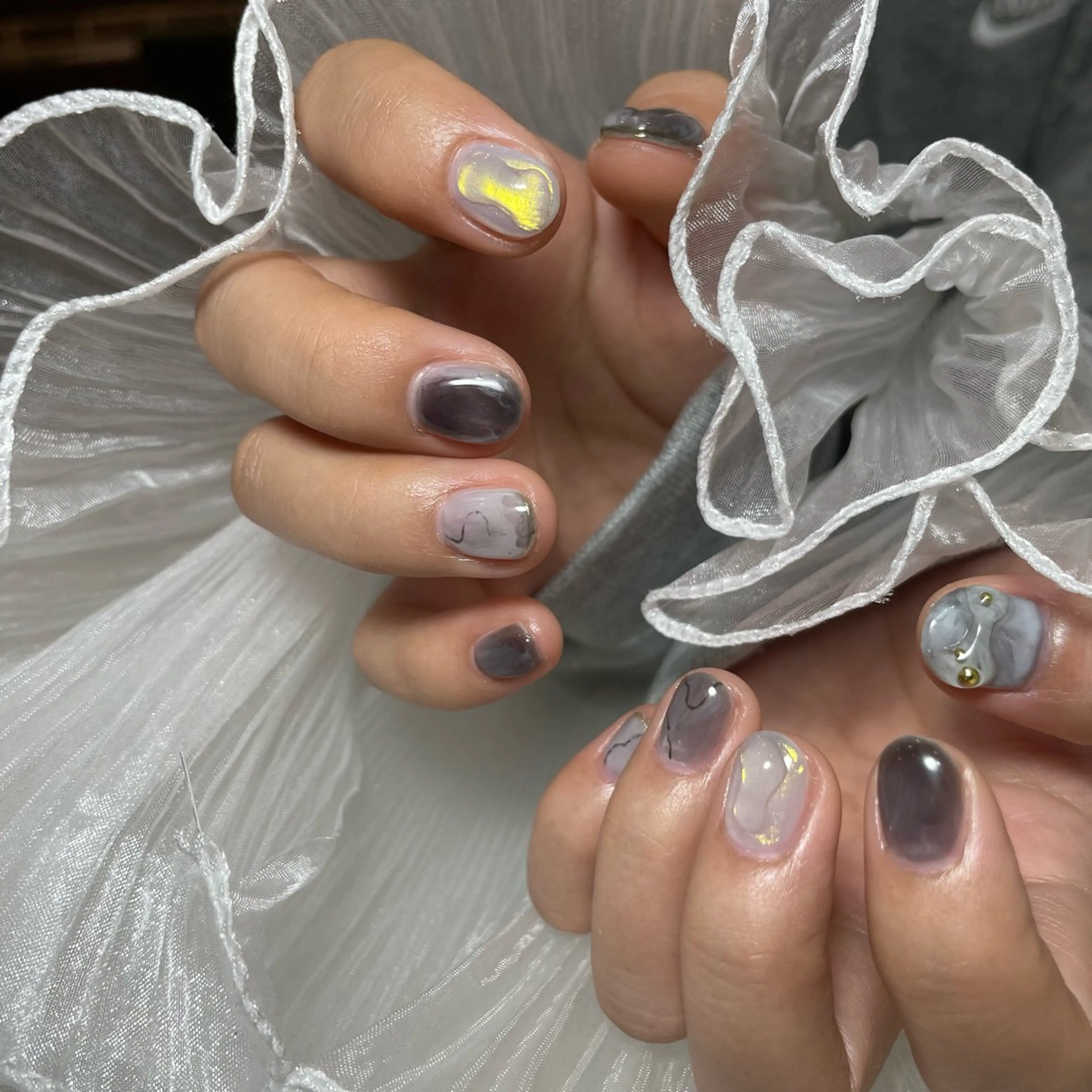 ネイル ‪るか/‪透明感 カラー/アレンジのヘアスタイル