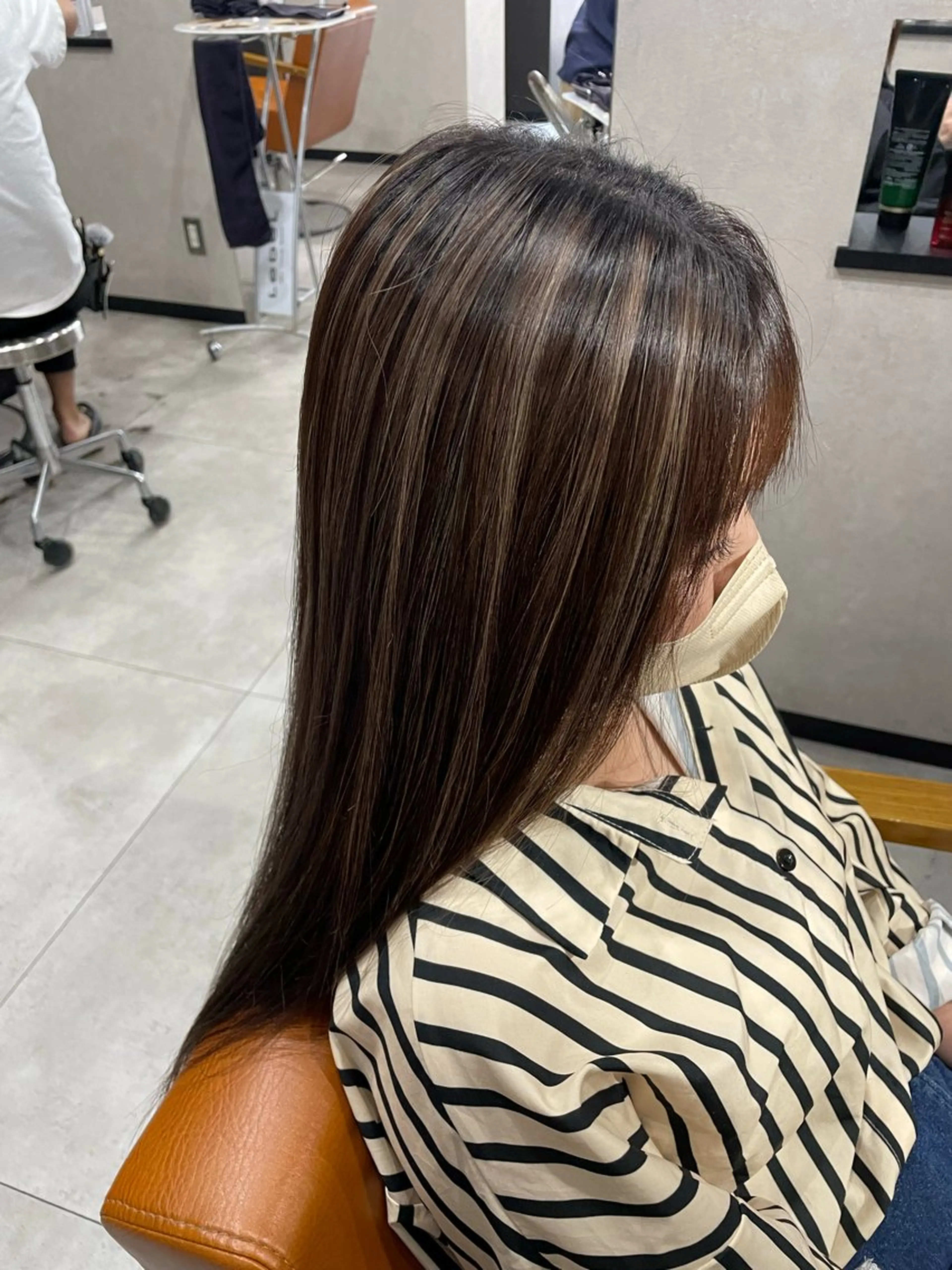 カラー ハイライトカラー hair salon RISH所属・小川 未来光のヘアスタイル
