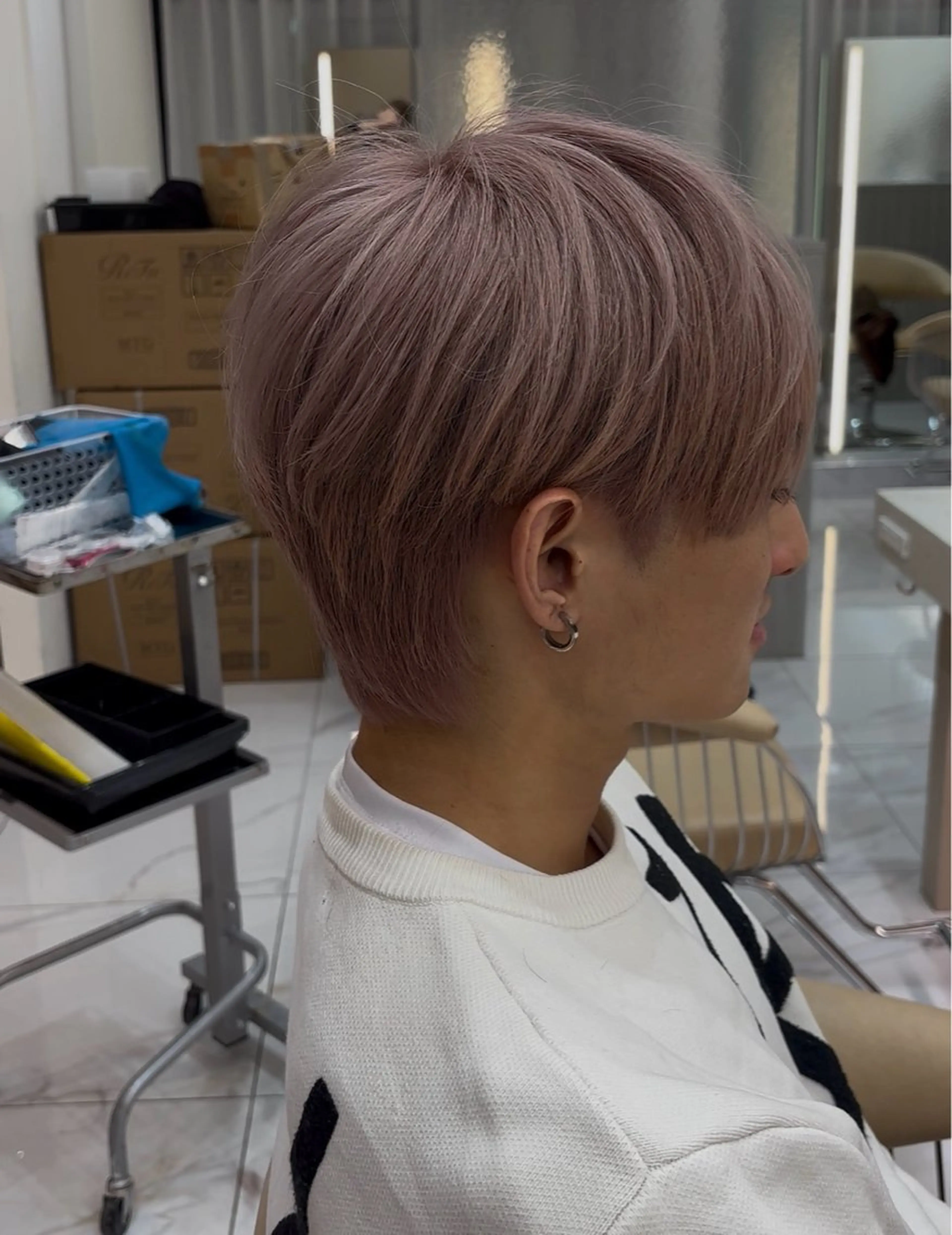 メンズ 赤み・黄みを消す 透明感カラー/松沢のヘアスタイル