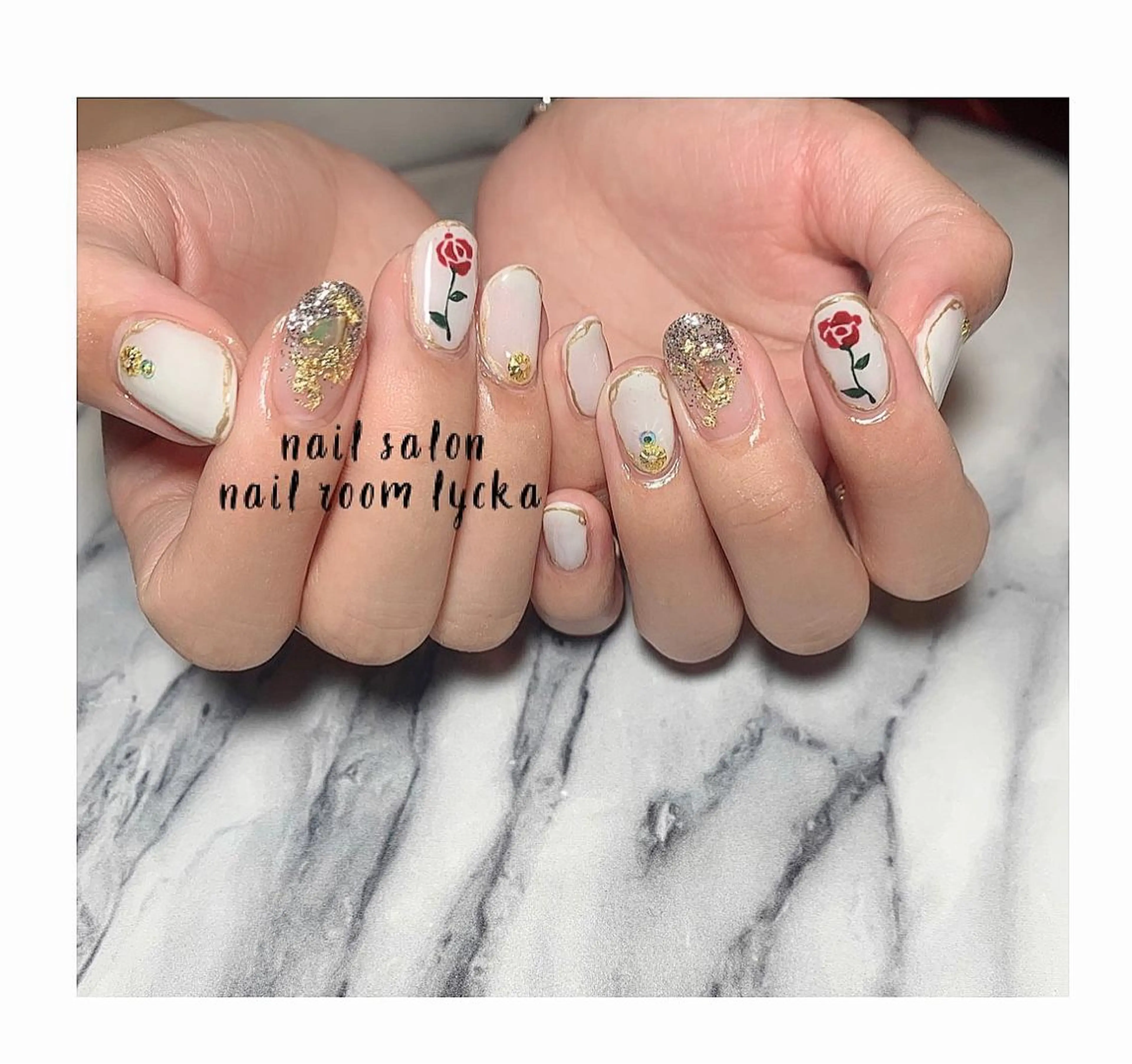 ネイル ﾈｲﾙﾙｰﾑﾘｯｶ 𝐦𝐚𝐲𝐮のネイルデザイン