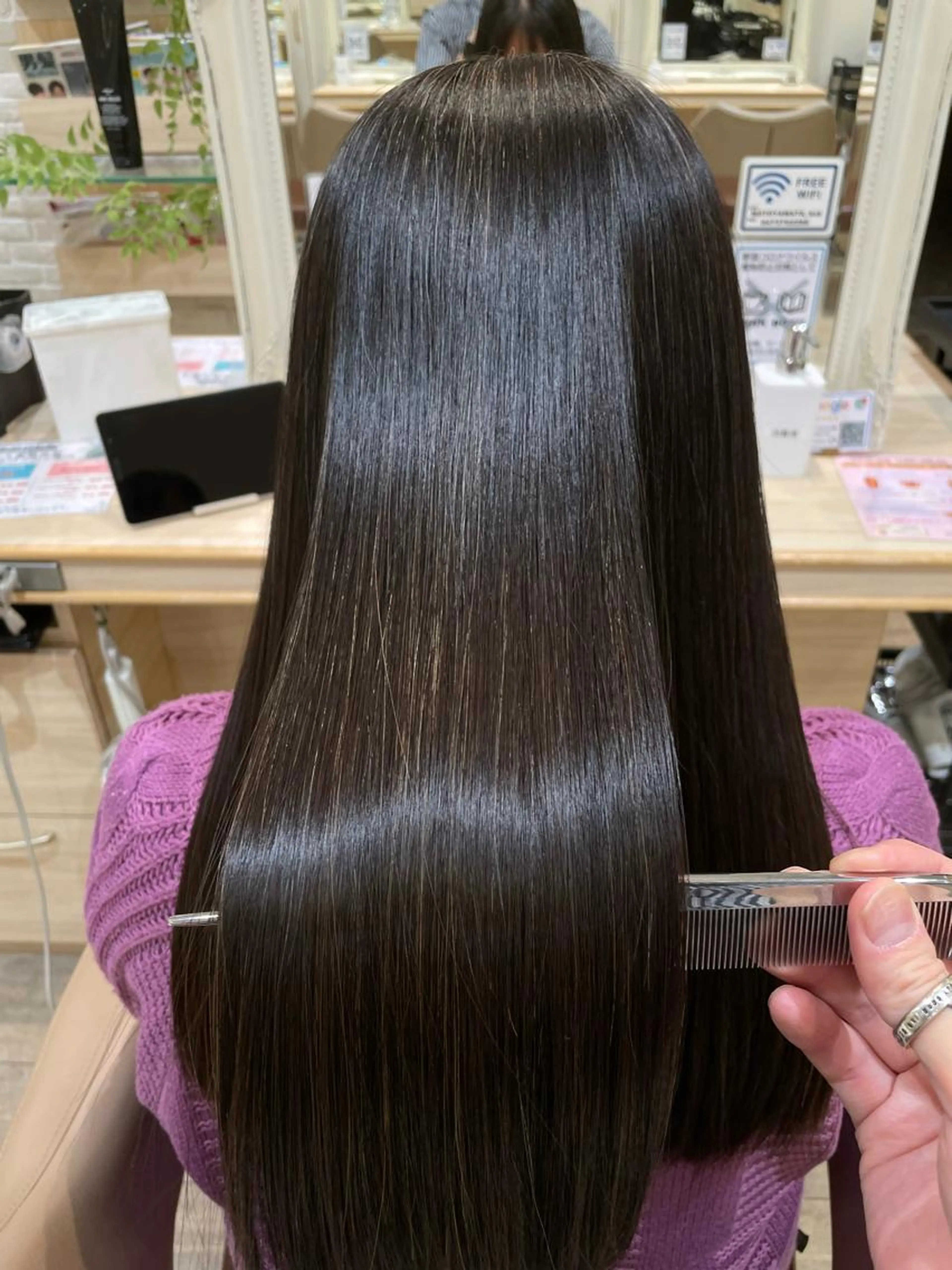 ⚡️人気NO.1⚡️🍀新規限定🍀✨縮毛矯正✨＋✨髪質改善5ステップトリートメント✨の写真