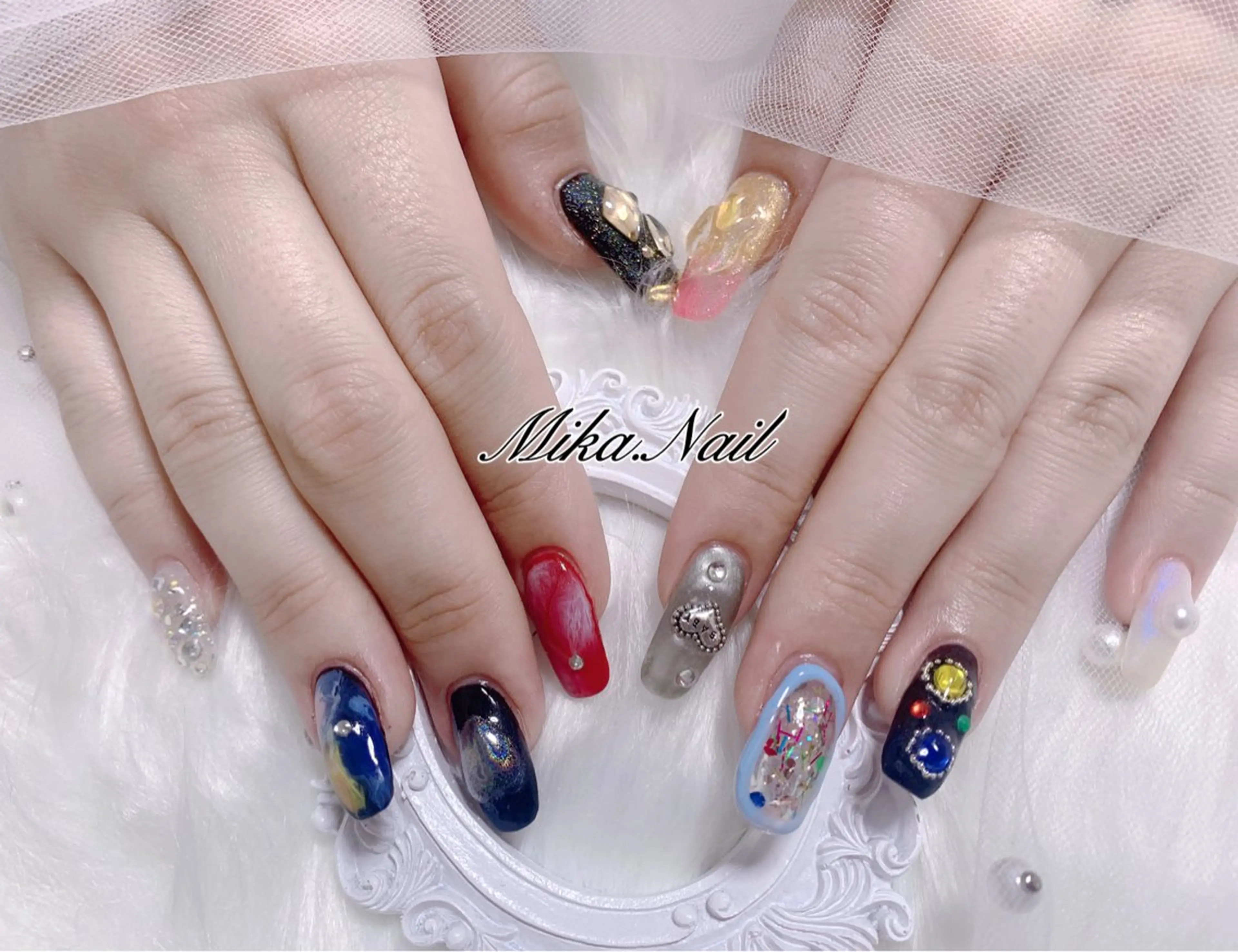 ネイル 冬ネイル Mika Nailのネイルデザイン