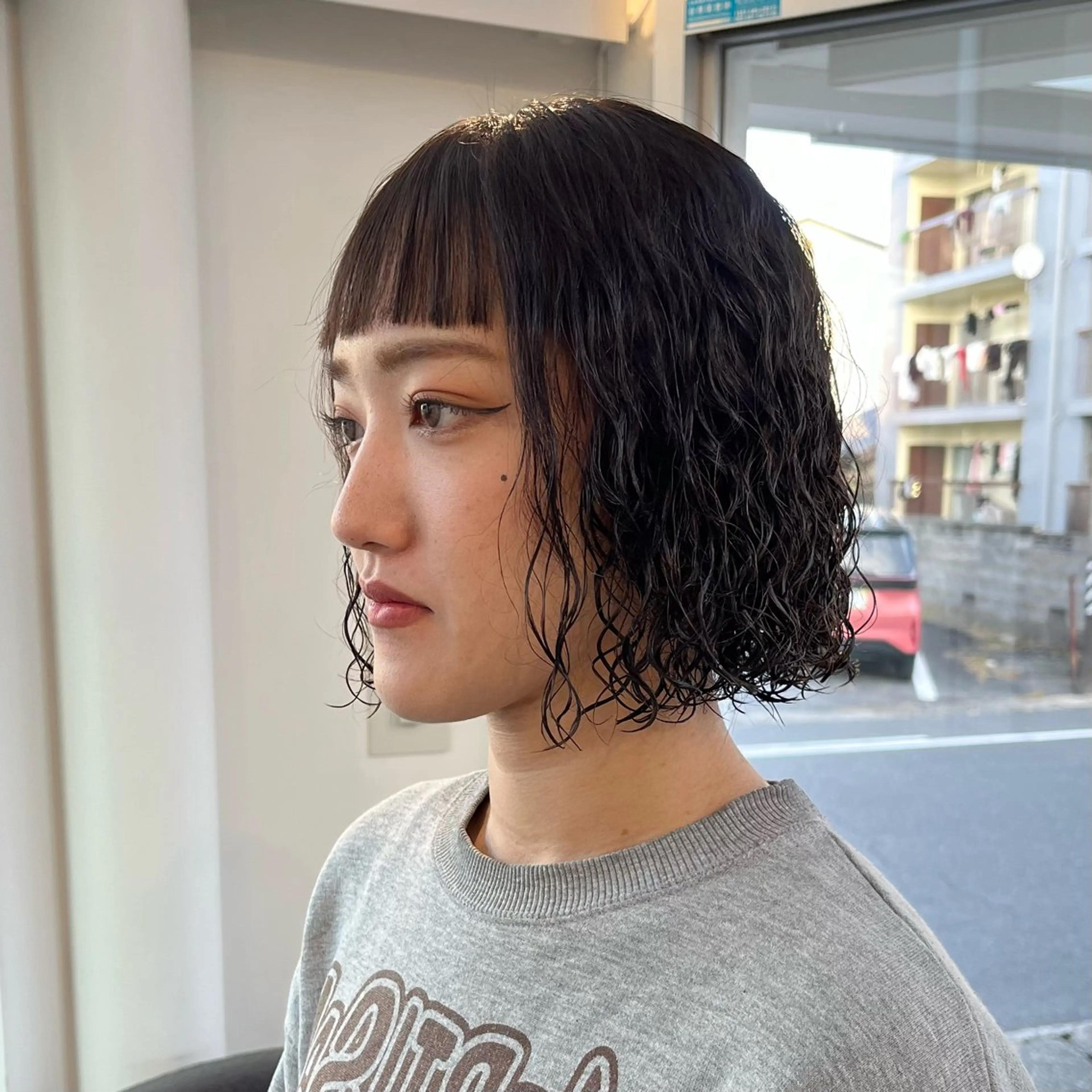 ショート パーマ カット パーマ パーマ/レディース カット/伊藤萌のヘアスタイル