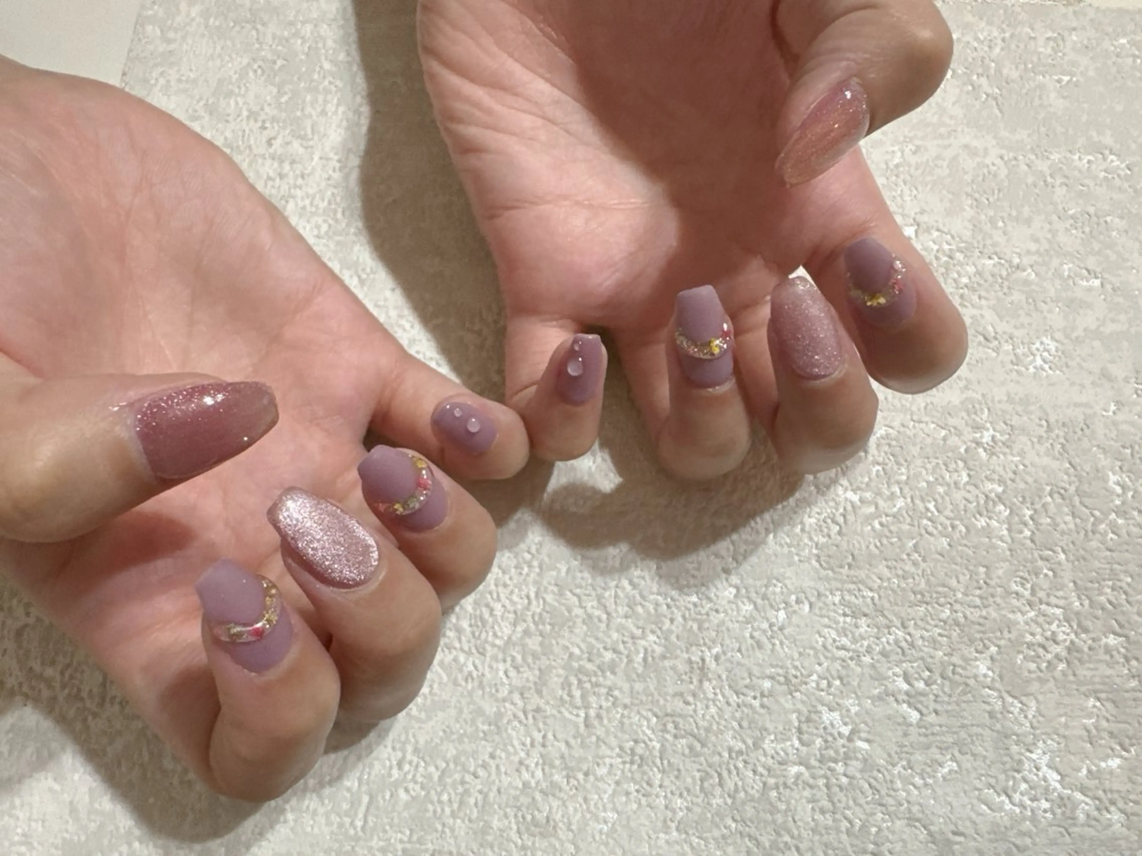 ネイル オーロラネイル フットネイル フレンチネイル ジェルネイル 韓国ネイル kikinail 溝の口のネイルデザイン