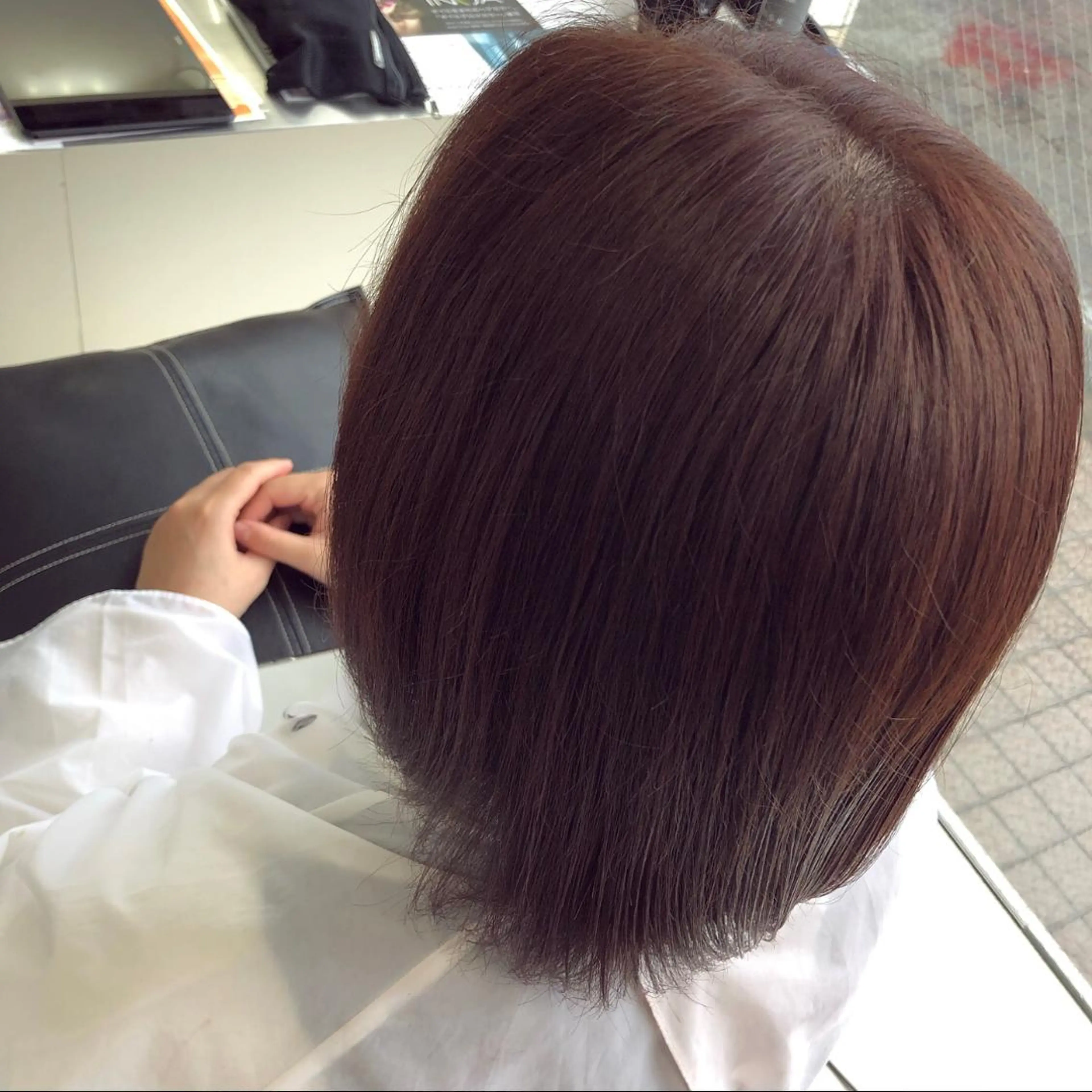 ショート カラー まつ毛/アイブロウ /髪質改善カラーのヘアスタイル