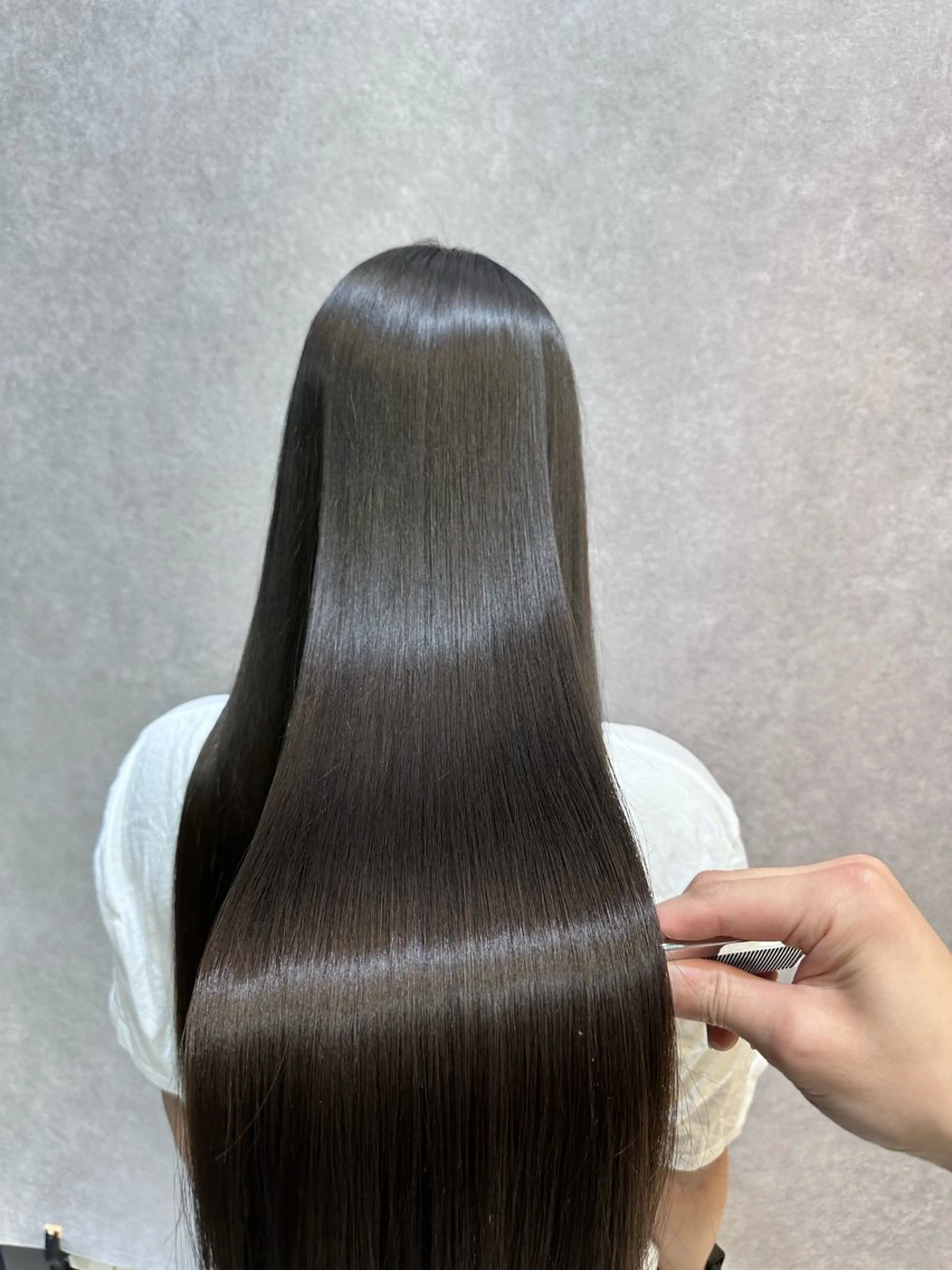 ロング 🔸縮毛矯正/髪質 改善カラー石崎🔸のヘアスタイル