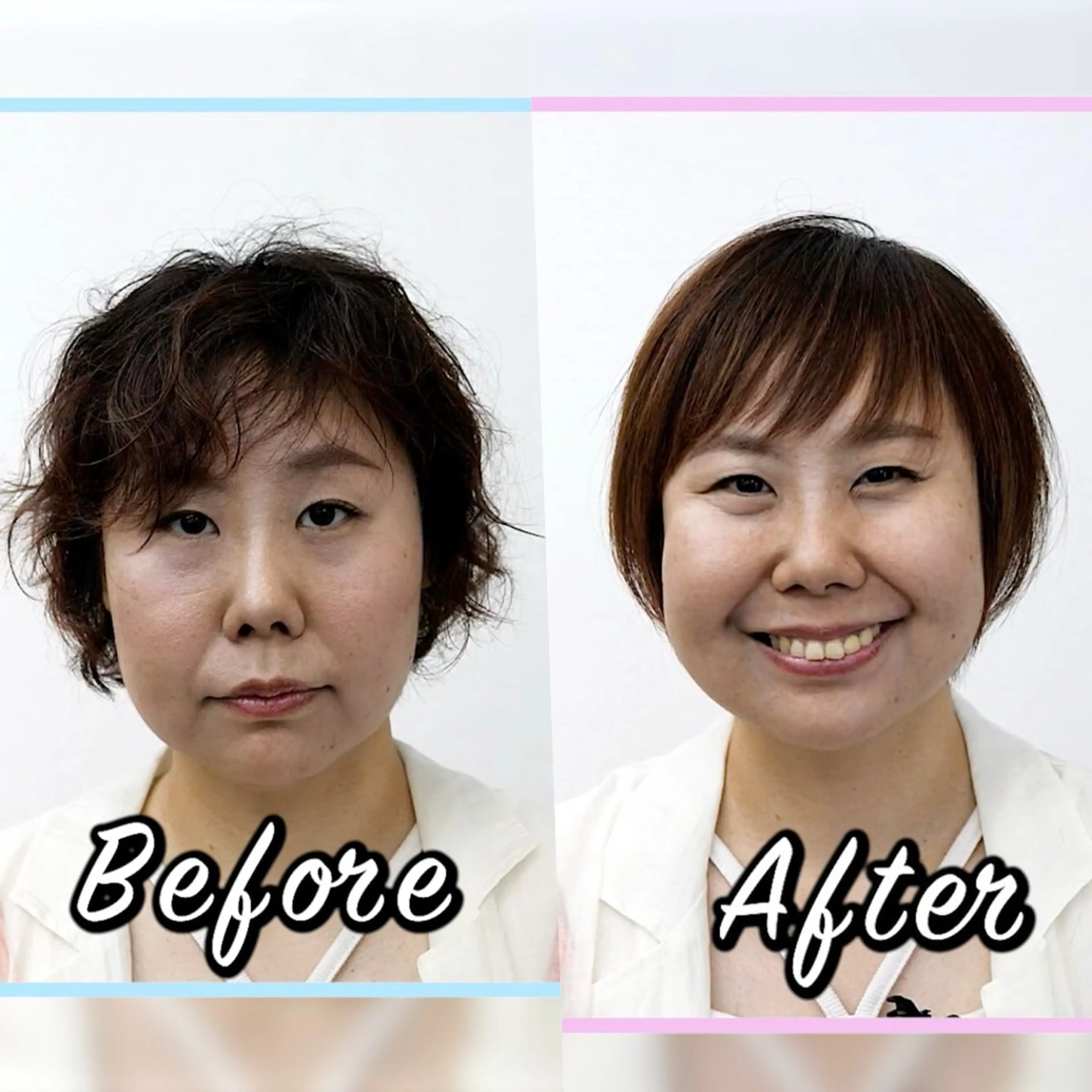 【40代以上限定】ダメージゼロの究極の髪質改善ストレート。もう縮毛矯正はいらない！最新ケラチンブローアウトで自然なツヤ髪の写真