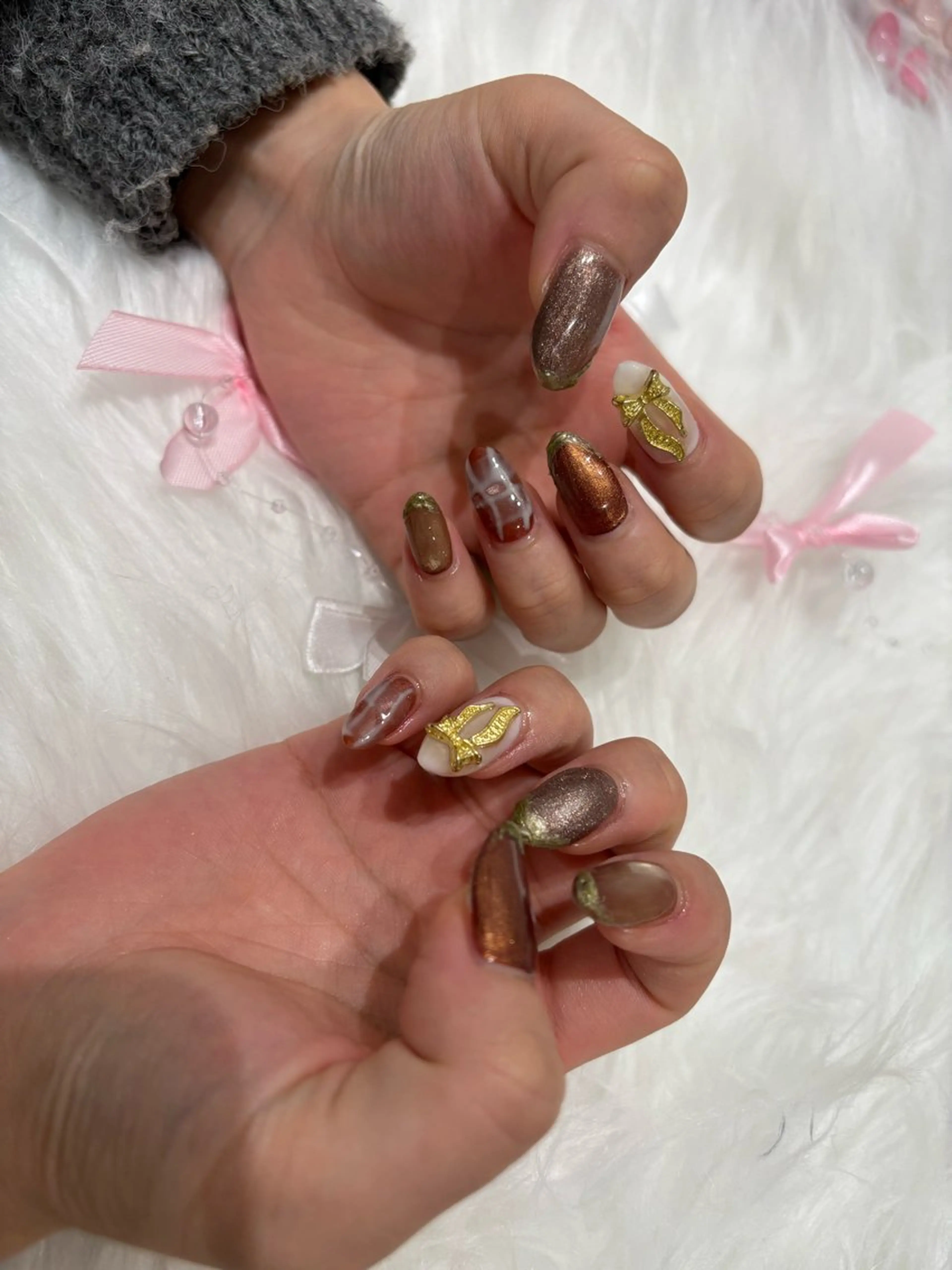 ネイル アートネイル 長さ出し フットネイル ハート キラキラネイル Vante梅田店所属・vante_aimi .パラジェル取扱店のネイルデザイン