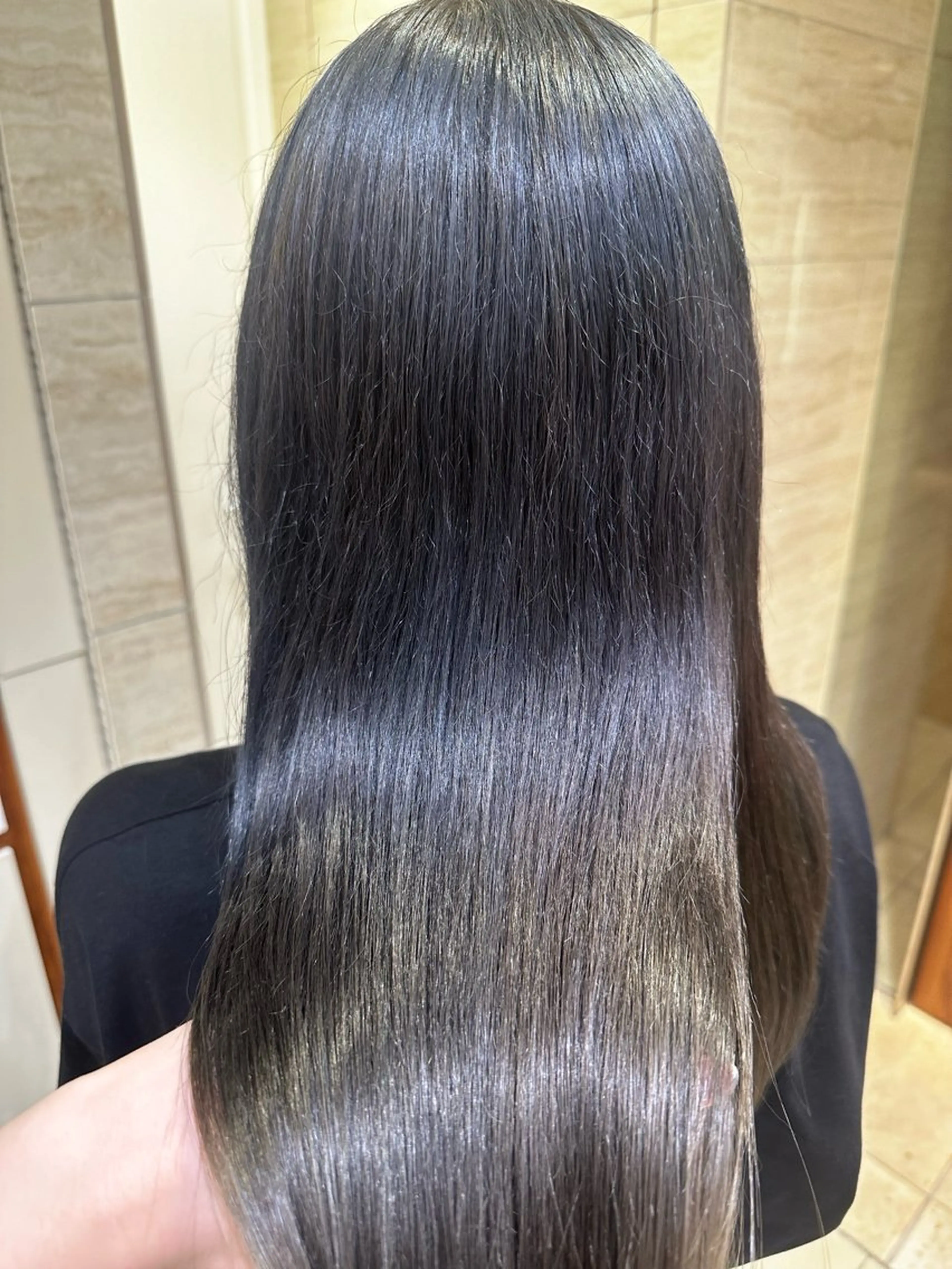 ロング カラー SANA/ツヤカラー /カット大船のヘアスタイル