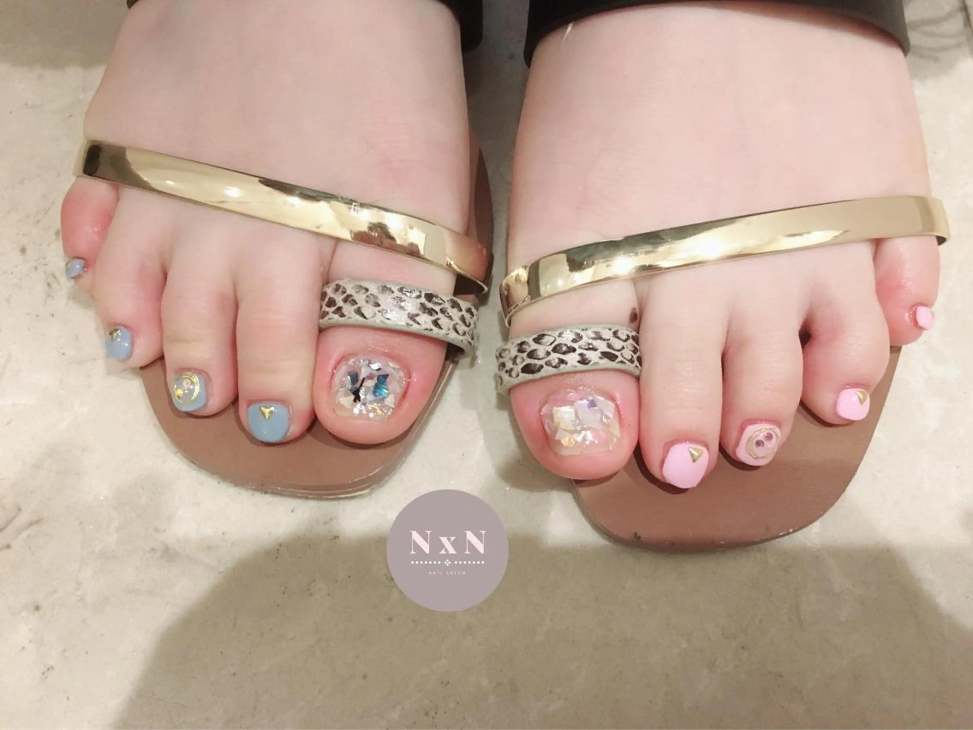 ネイル フットネイル nail salon N×Nのネイルデザイン