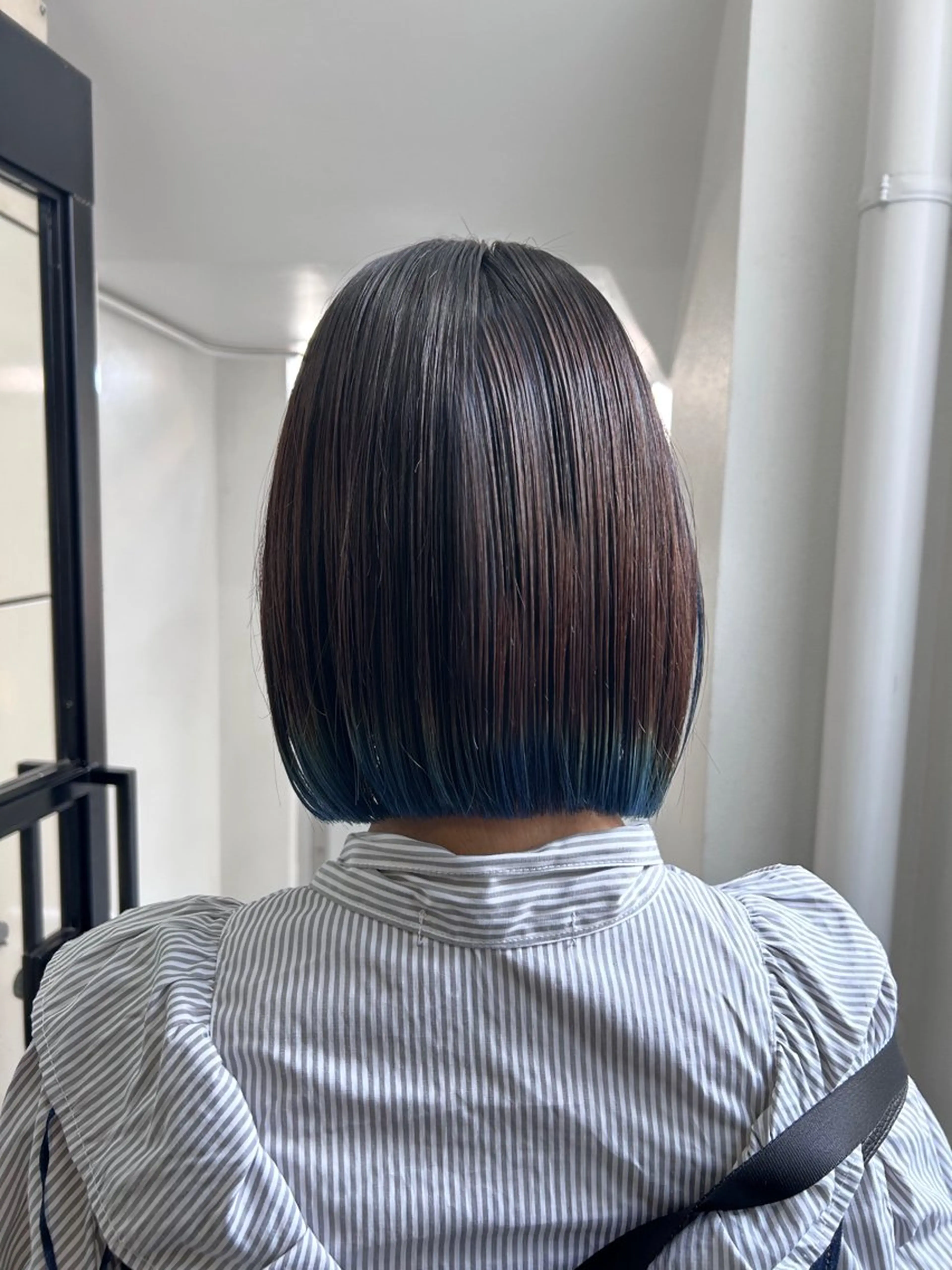 ミディアム カラー 原田 朱里のヘアスタイル