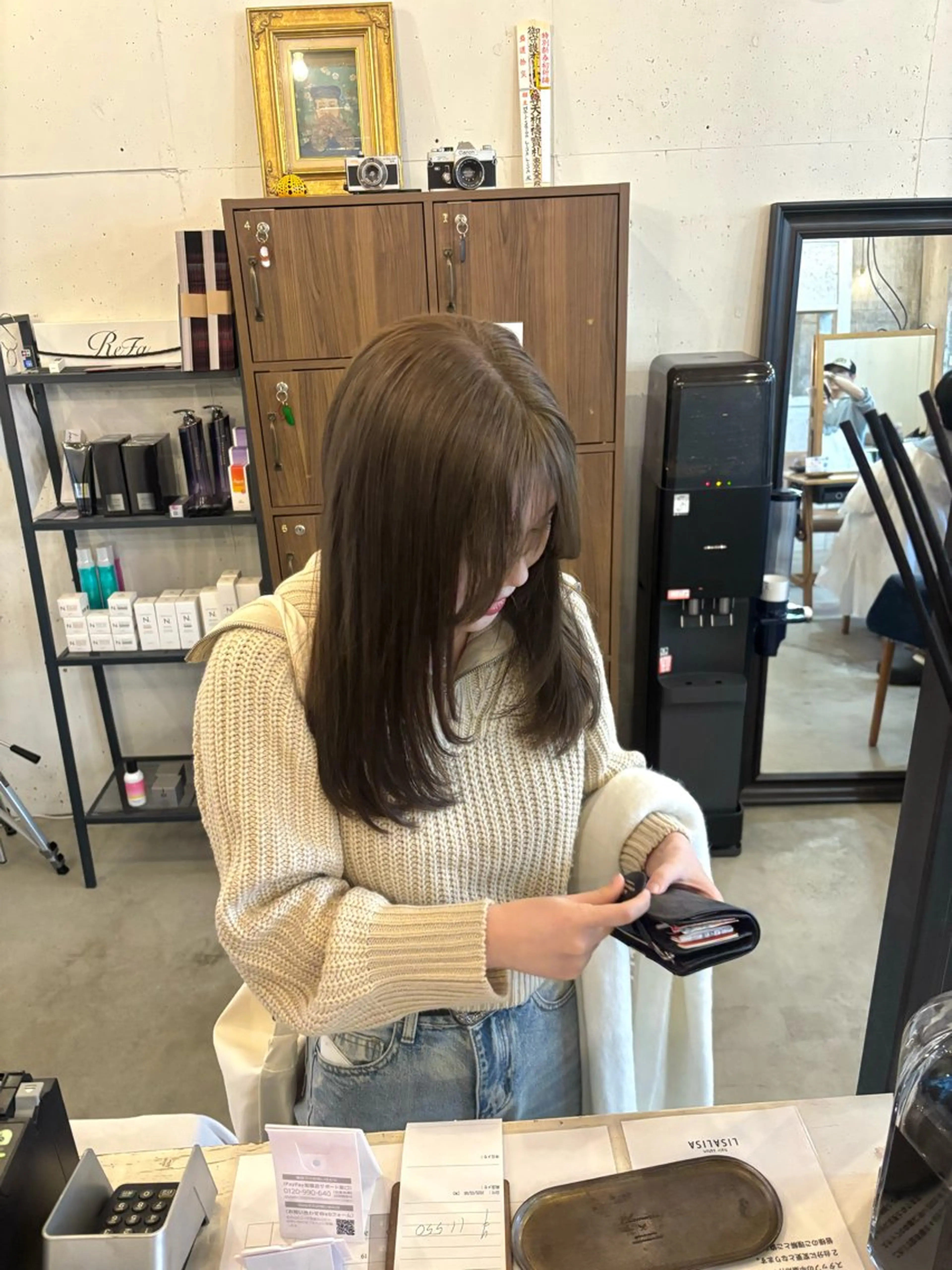 ロング カラー カット ヘアカラー 堀出 芽衣/垢抜け/美髪のヘアスタイル