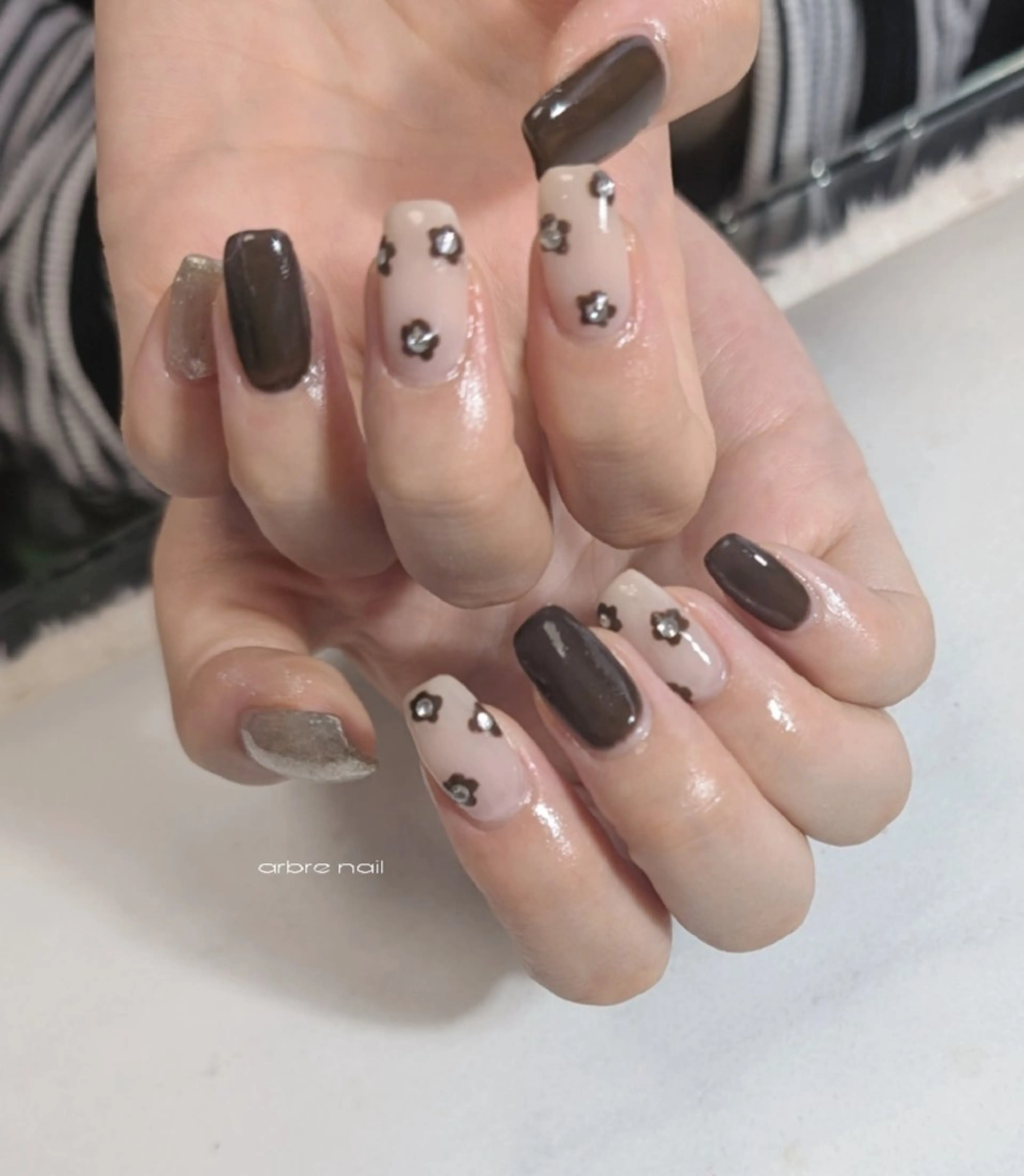 ネイル ＊arbre nail＊.アーブルネイル所属・✯.。 arbre  nail 。✯.のネイルデザイン