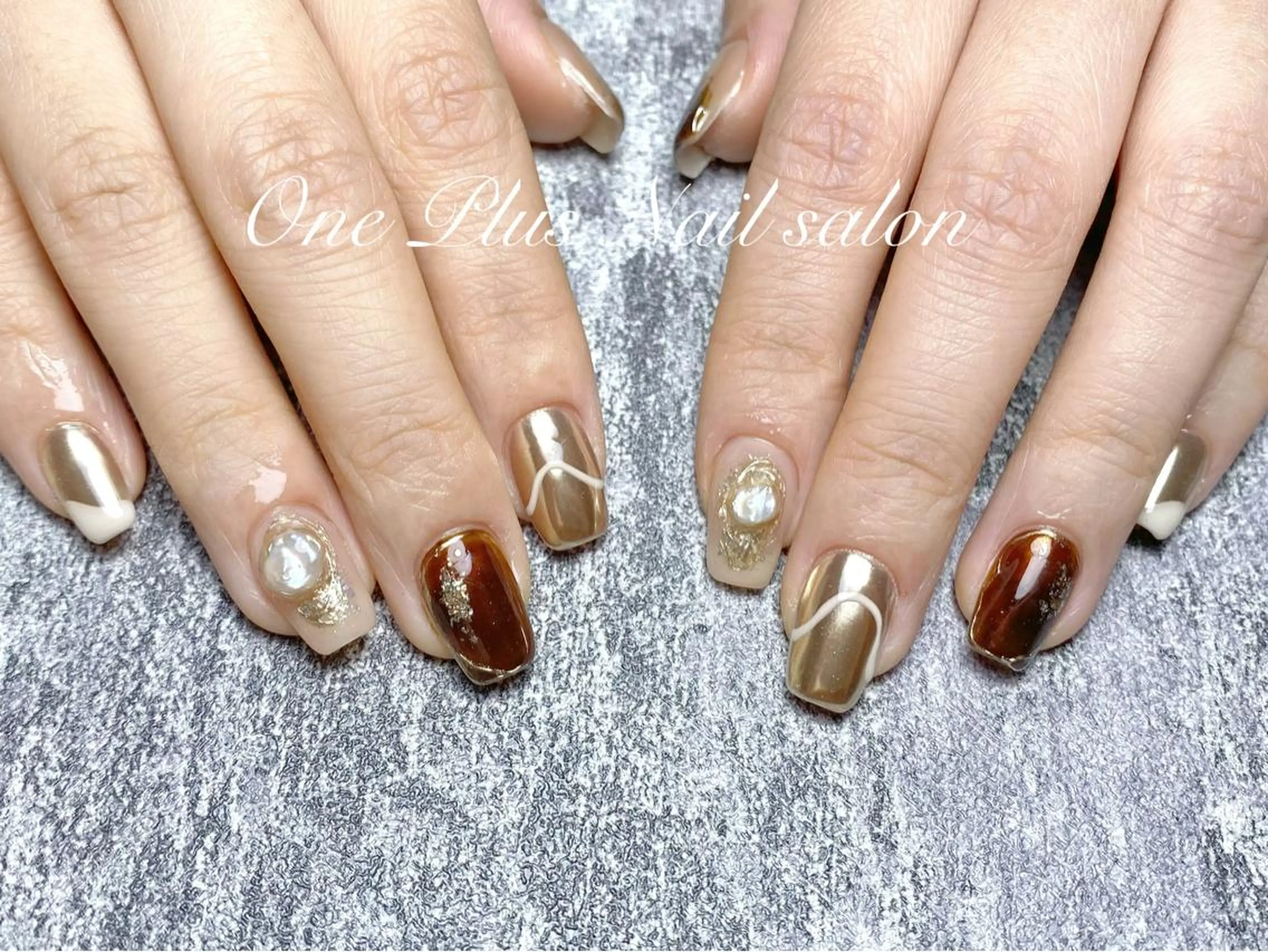 ネイル ハンドネイル One Plus Nail Salonのネイルデザイン