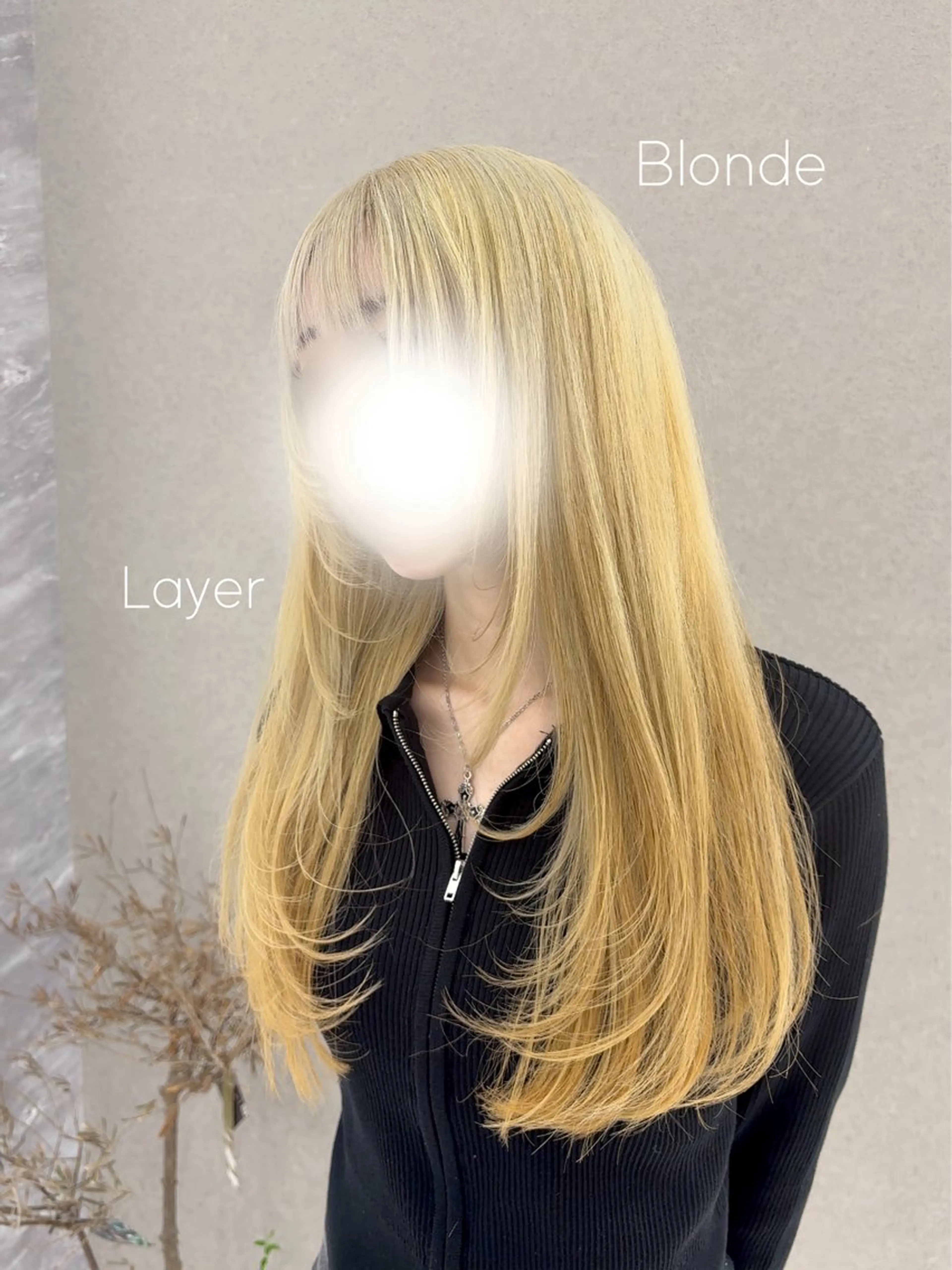 ロング カラー ヘアカラー ハイトーン/カラー /ウルフ/RENAのヘアスタイル