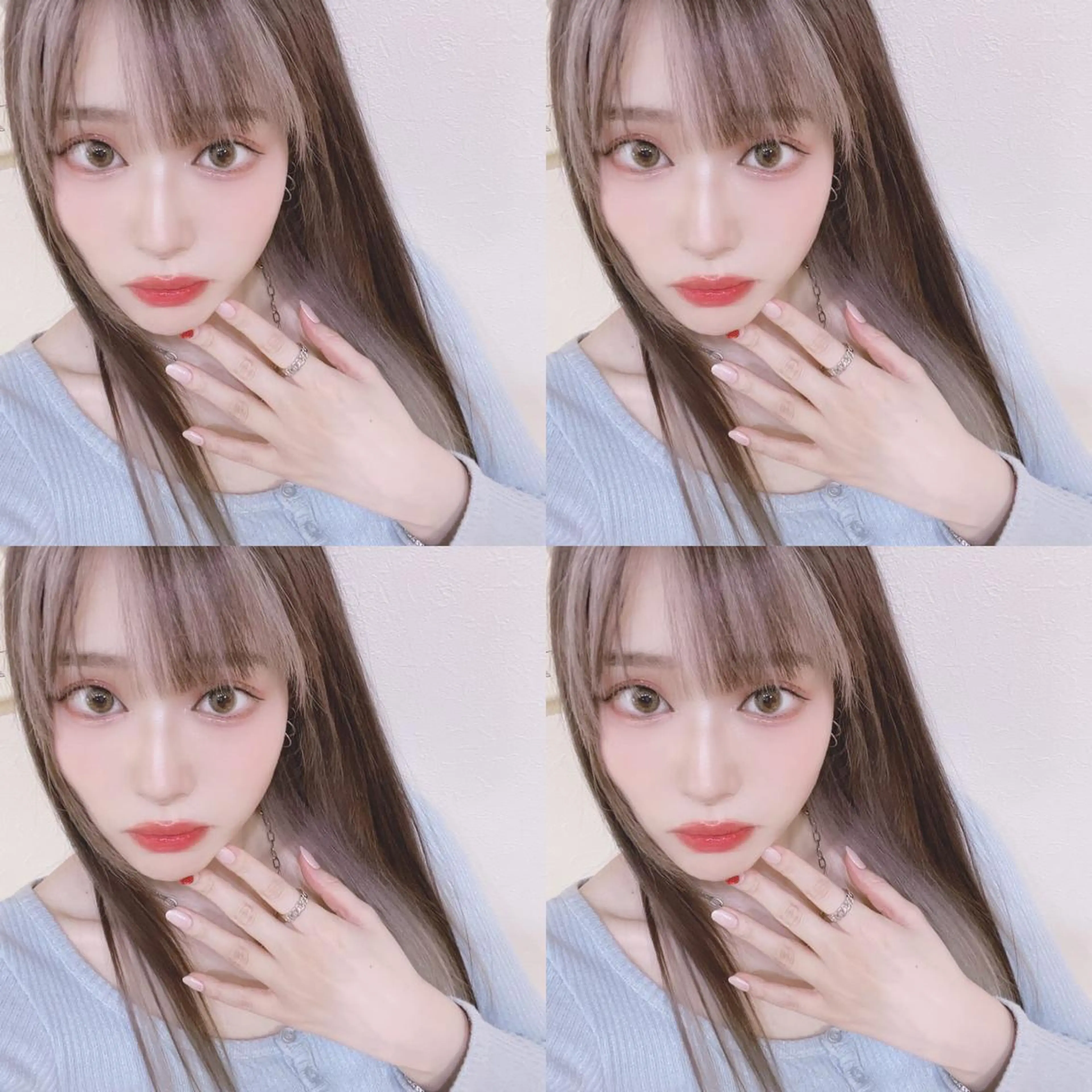 ロング カラー カット ヘアカラー トリートメント ヘアセット 💜ハイトーン💛 マジカルかいちゃんのヘアスタイル