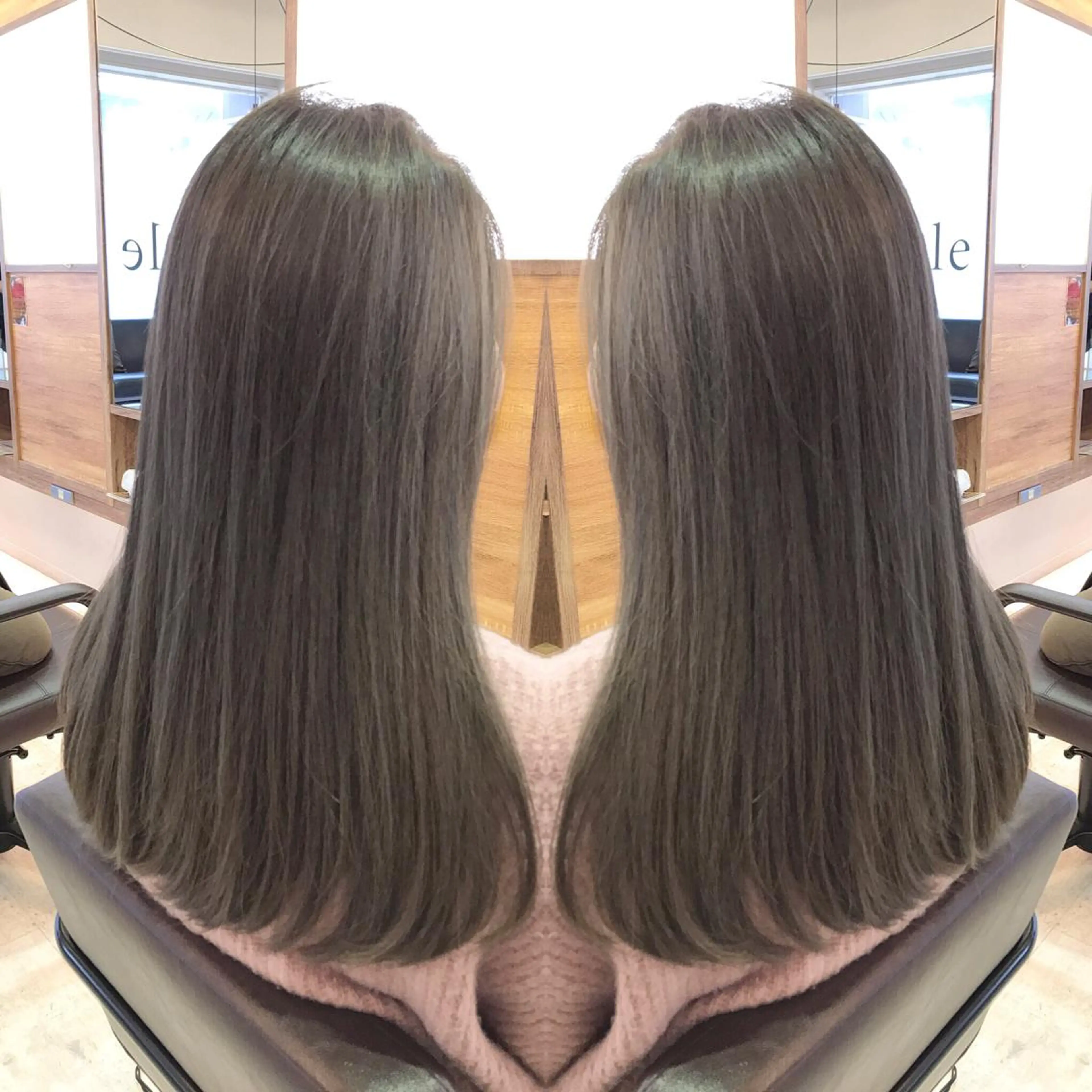 ロング カラー ハイライトカラー イルミナカラー ハイライト 青木 茂樹⭐️ 透明感カラーのヘアスタイル