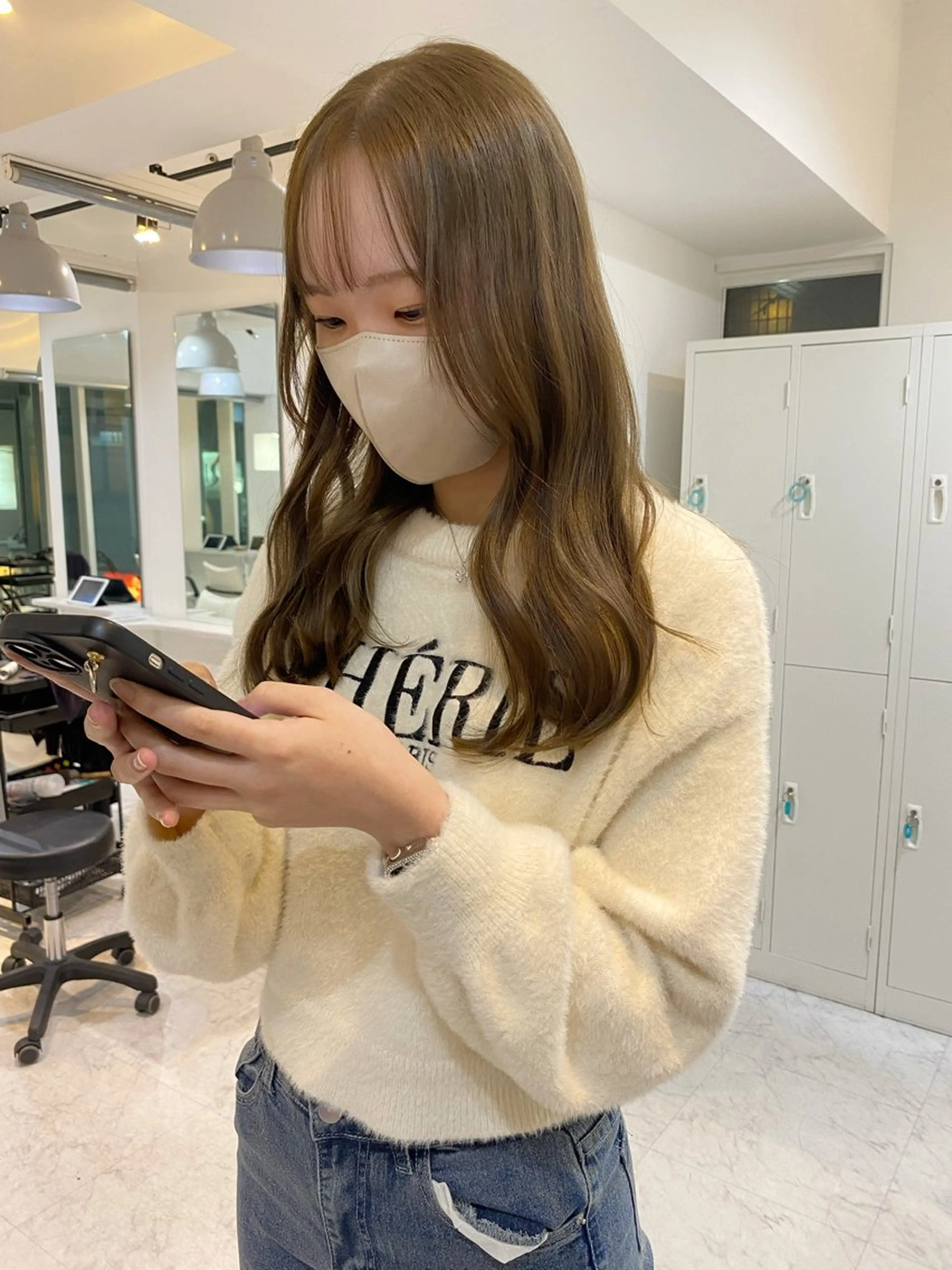 ミディアム カット ヘアカラー トリートメント 透明感カラー/メンズ 特化kazumaのヘアスタイル