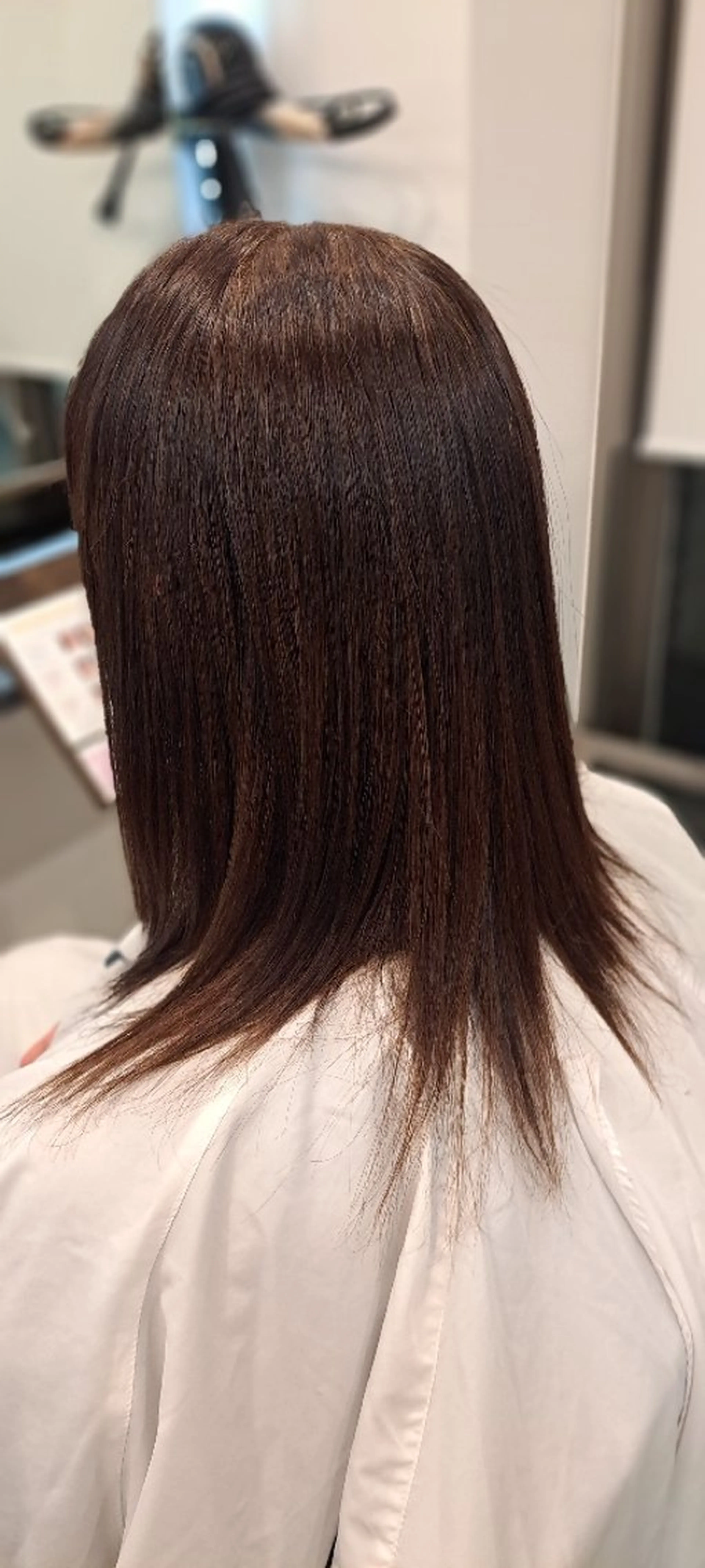 セミロング 縮毛矯正 from…所属・髪質改善ストレート♥ JUN🐱のヘアスタイル