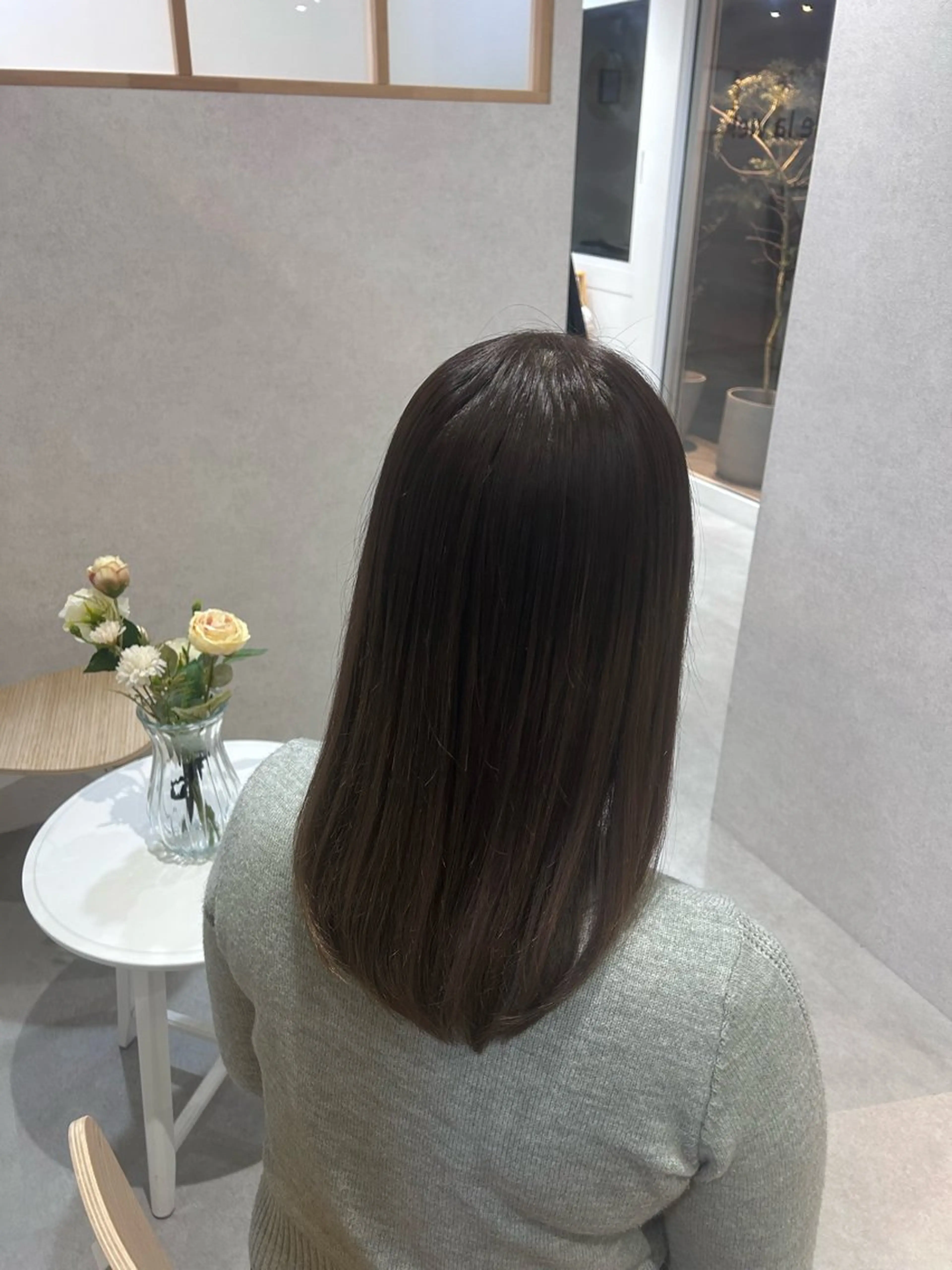 セミロング maoお洒落ヘア bob/艶カラーのヘアスタイル