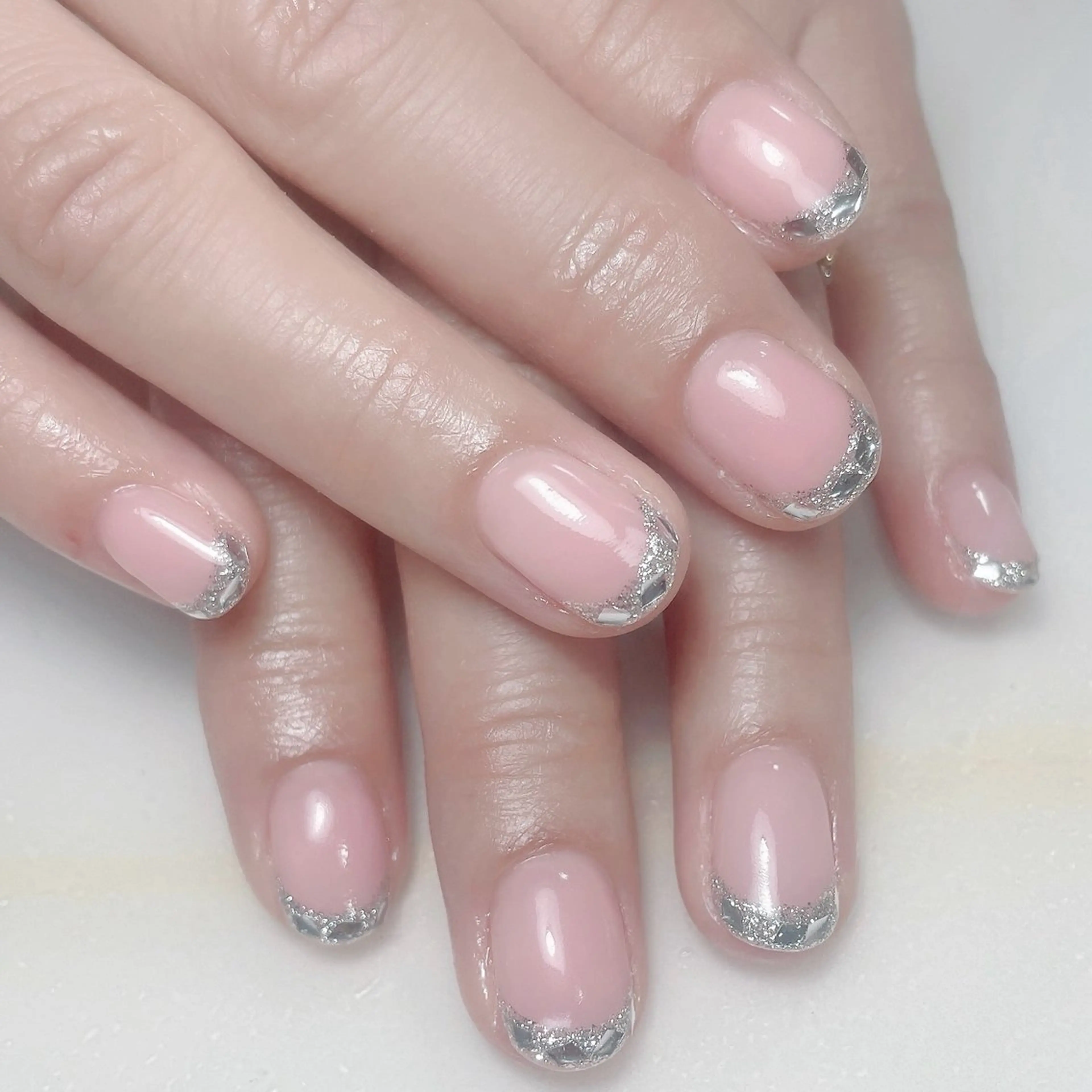 ネイル アートネイル フレンチネイル ジェルネイル グラデーション 韓国ネイル ハンドネイル 久保田 マリコのネイルデザイン