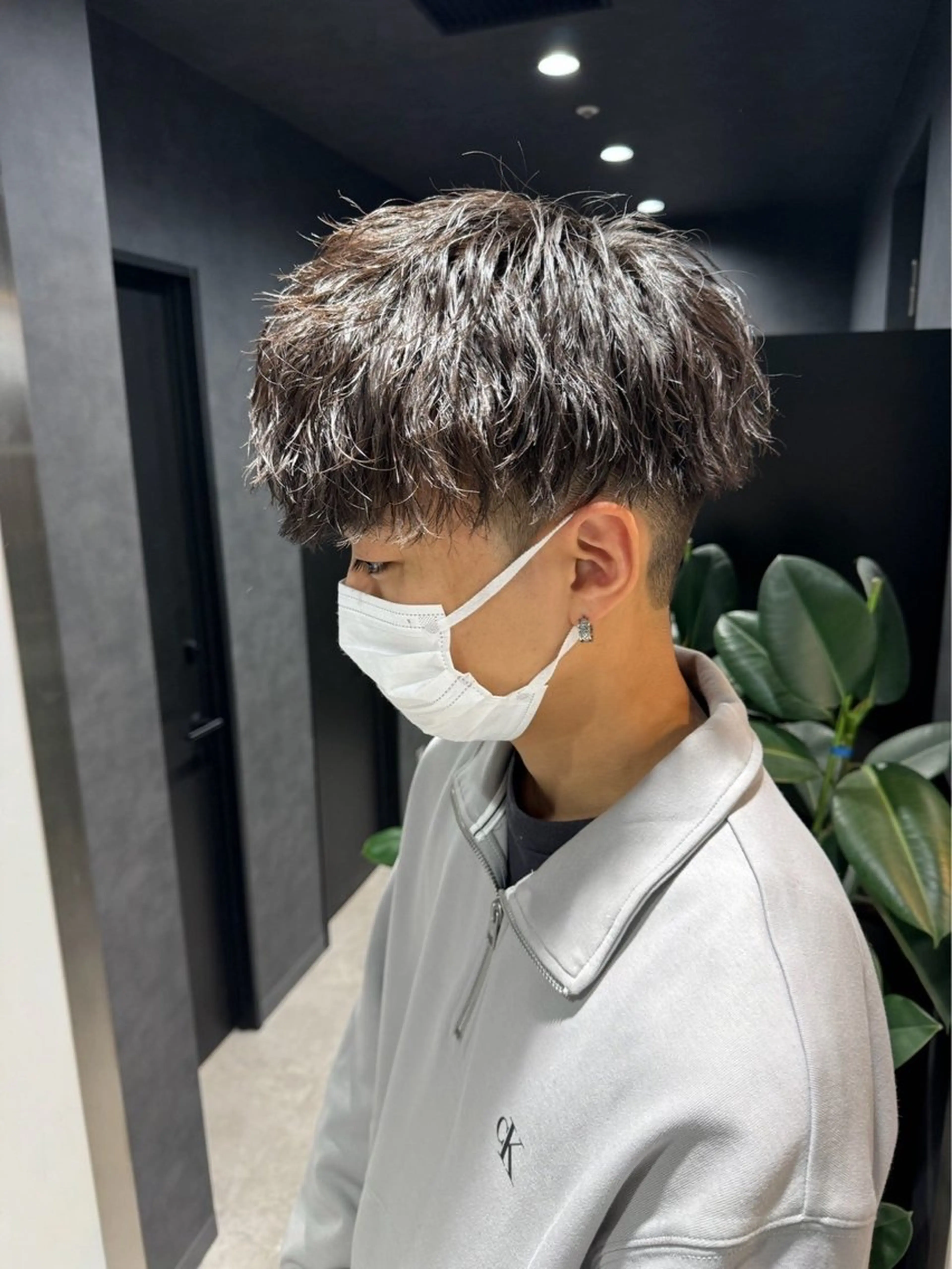 パーマ メンズ メンズパーマ ツイストスパイラルパーマ スパイラルパーマ カット パーマ 垢抜けハイトーン☀/ 笑顔の美容師/しゅんのヘアスタイル