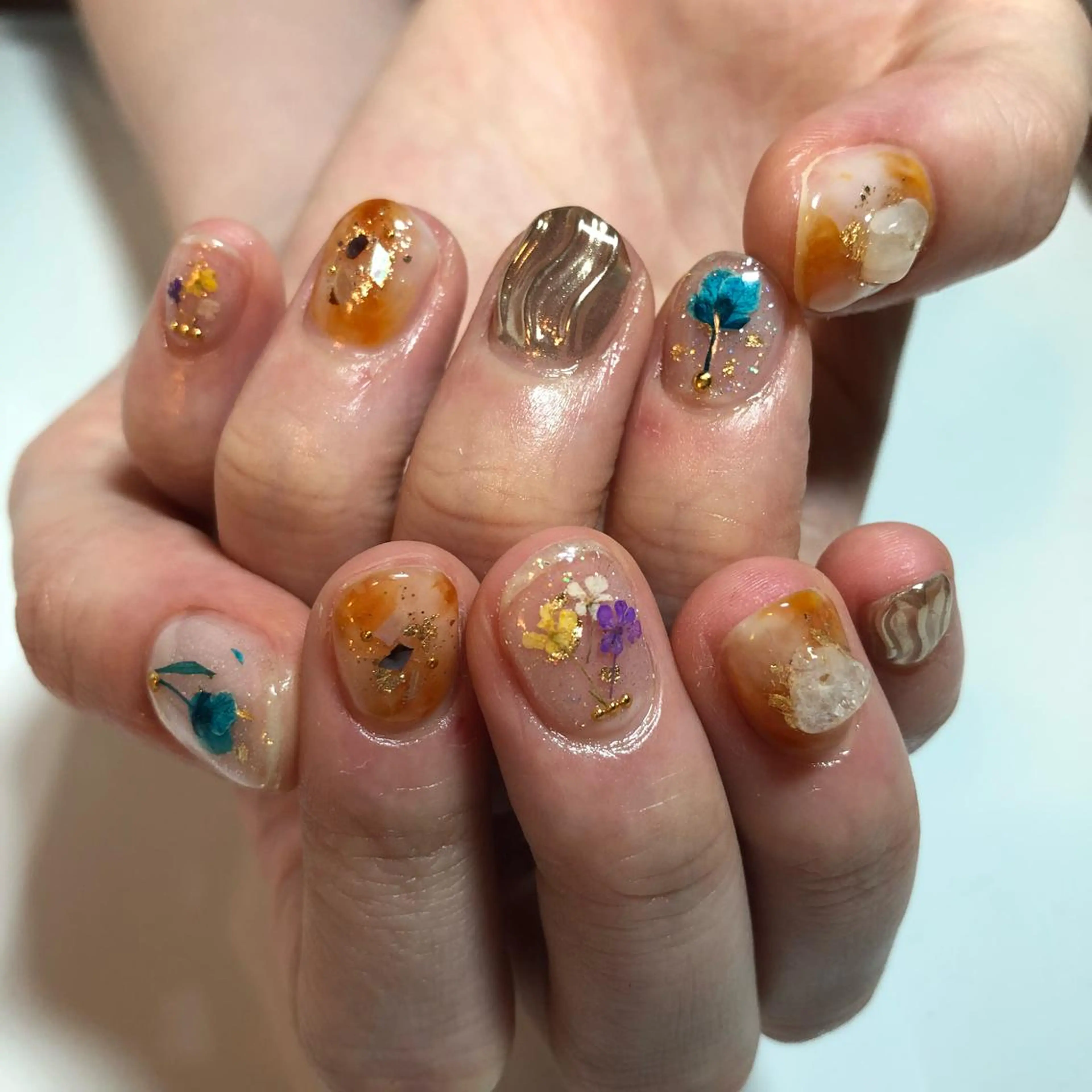 ネイル ニュアンスネイル g-up nail所属・米田 律子のネイルデザイン