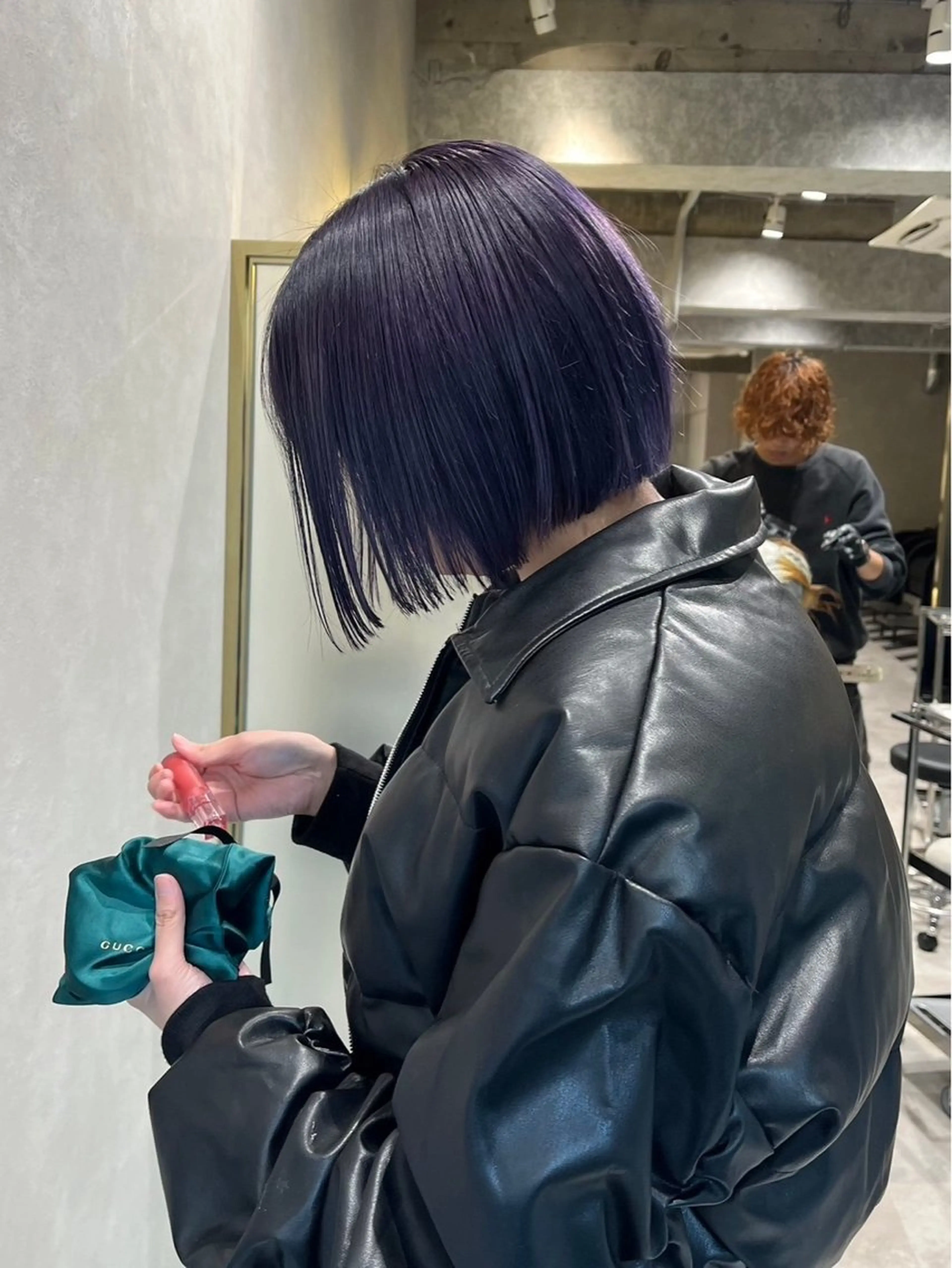 カラー 新宿 韓国 シャドウパーマ 志龍のヘアスタイル