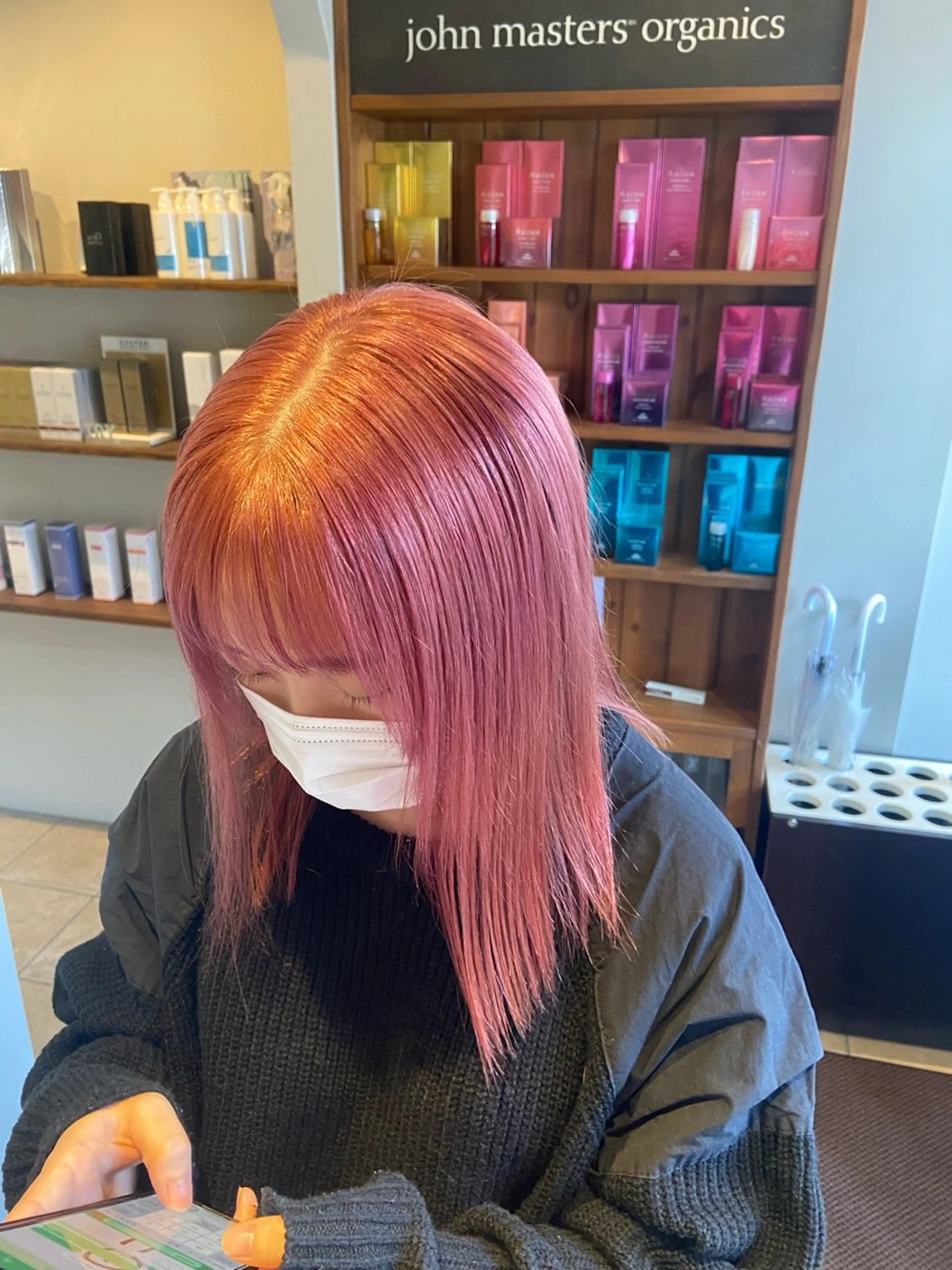 ミディアム ヘアカラー トリートメント 透明感カラー🎀 tasty／makoのヘアスタイル