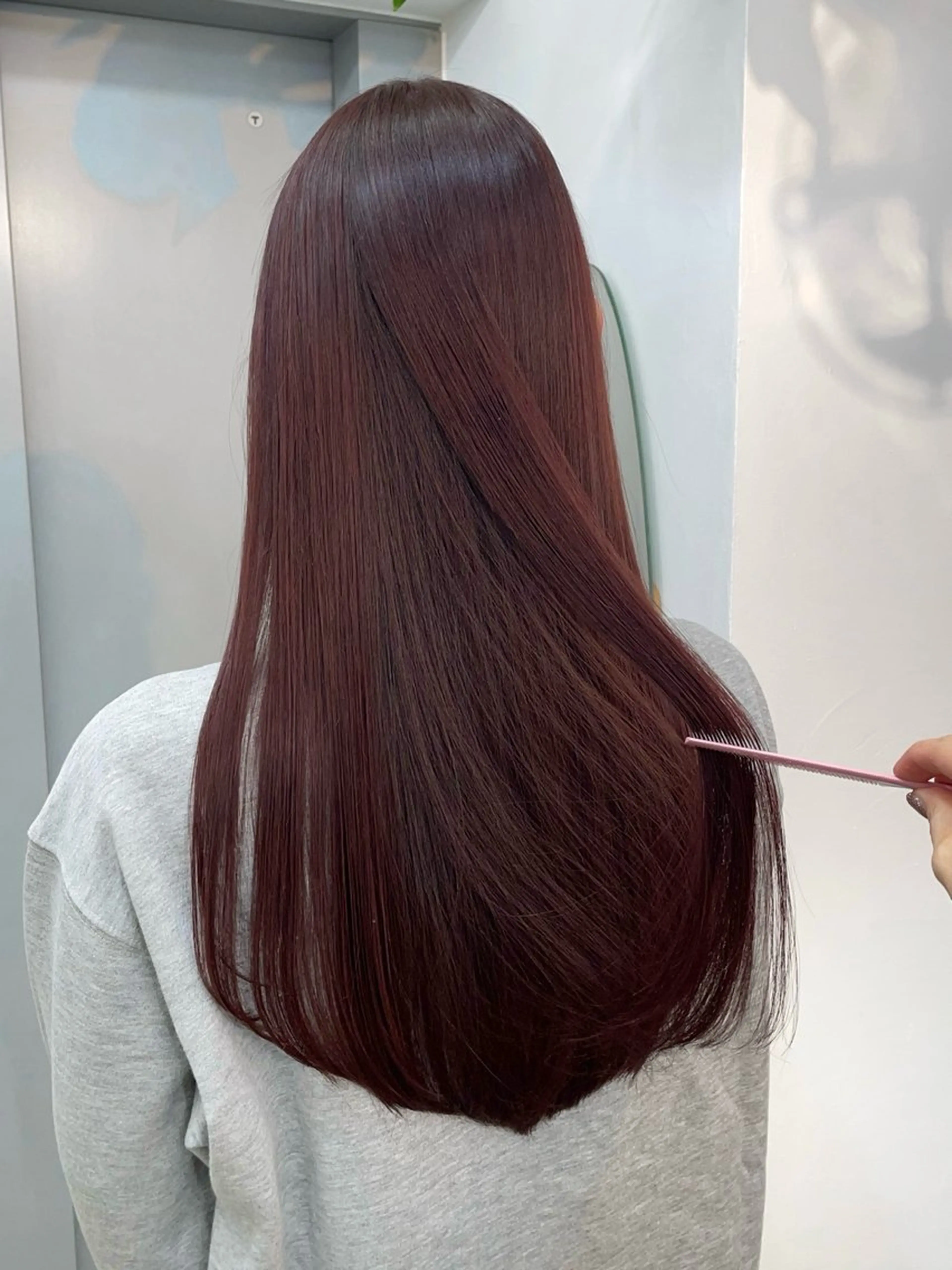 ロング カラー ブリーチ ブリーチなしカラー ロング トリートメント ヘアカラー トリートメント ✨髪質改善✨原宿 えのもと　はなのヘアスタイル