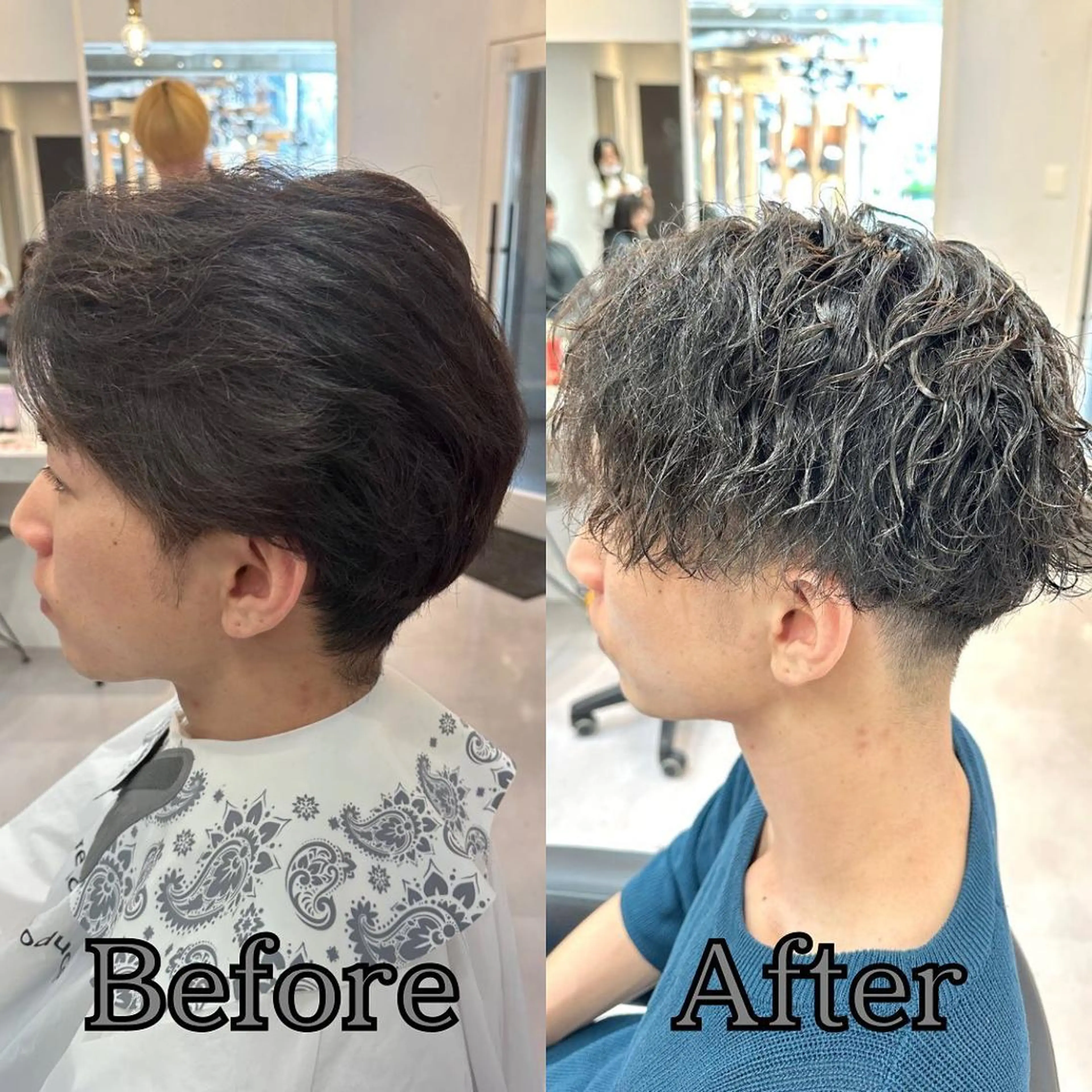 ショート 髪質改善× ハイライト溝江のヘアスタイル