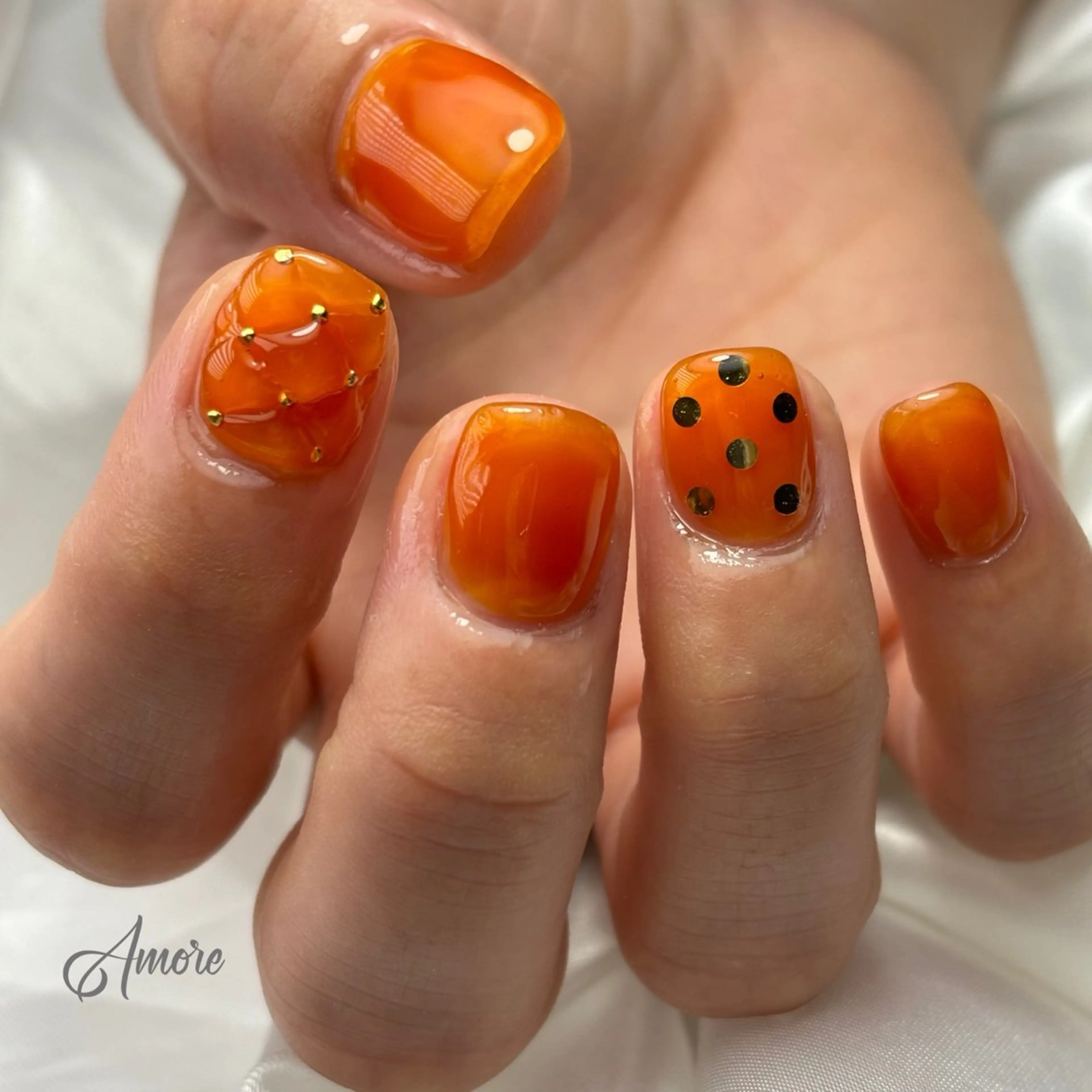 ネイル ジェルネイル キラキラネイル 韓国ネイル マグネットネイル パラジェル You kyehwaのネイルデザイン