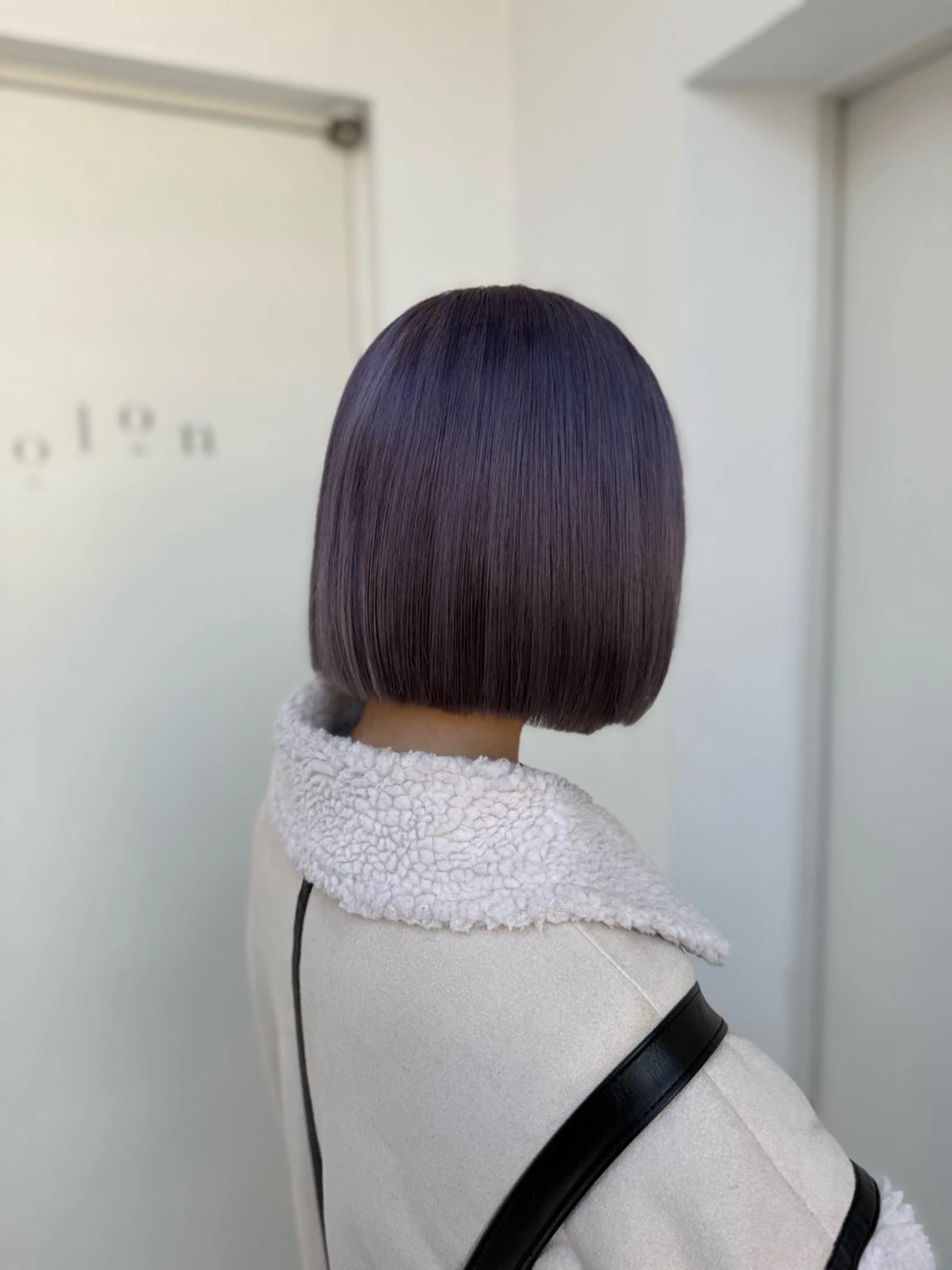 ショート カラー ヘアアレンジ ラベンダーカラー 🦋🫧艶髪カラー 🫧🦋あいりのヘアスタイル