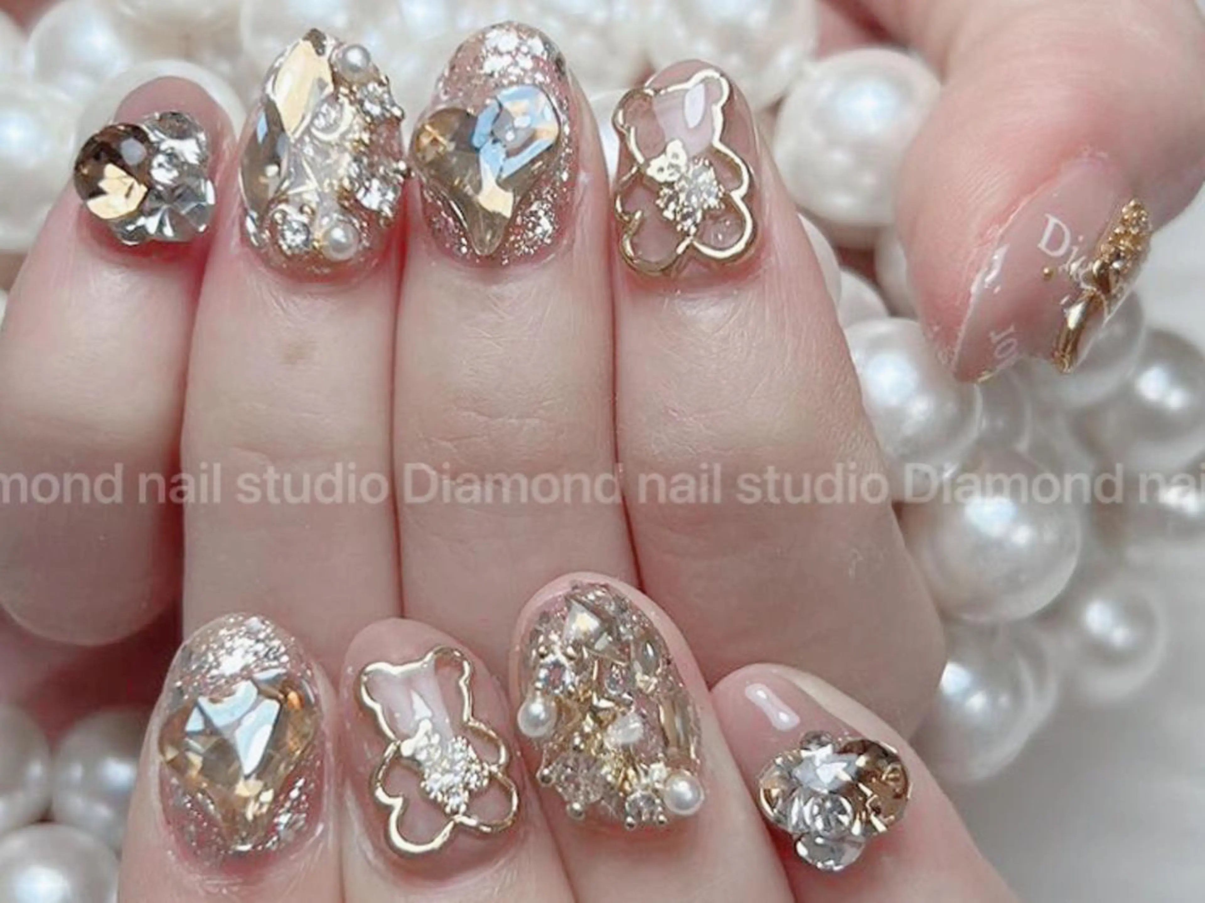 ネイル ハンドネイル DIAMOND Nail🍒のネイルデザイン
