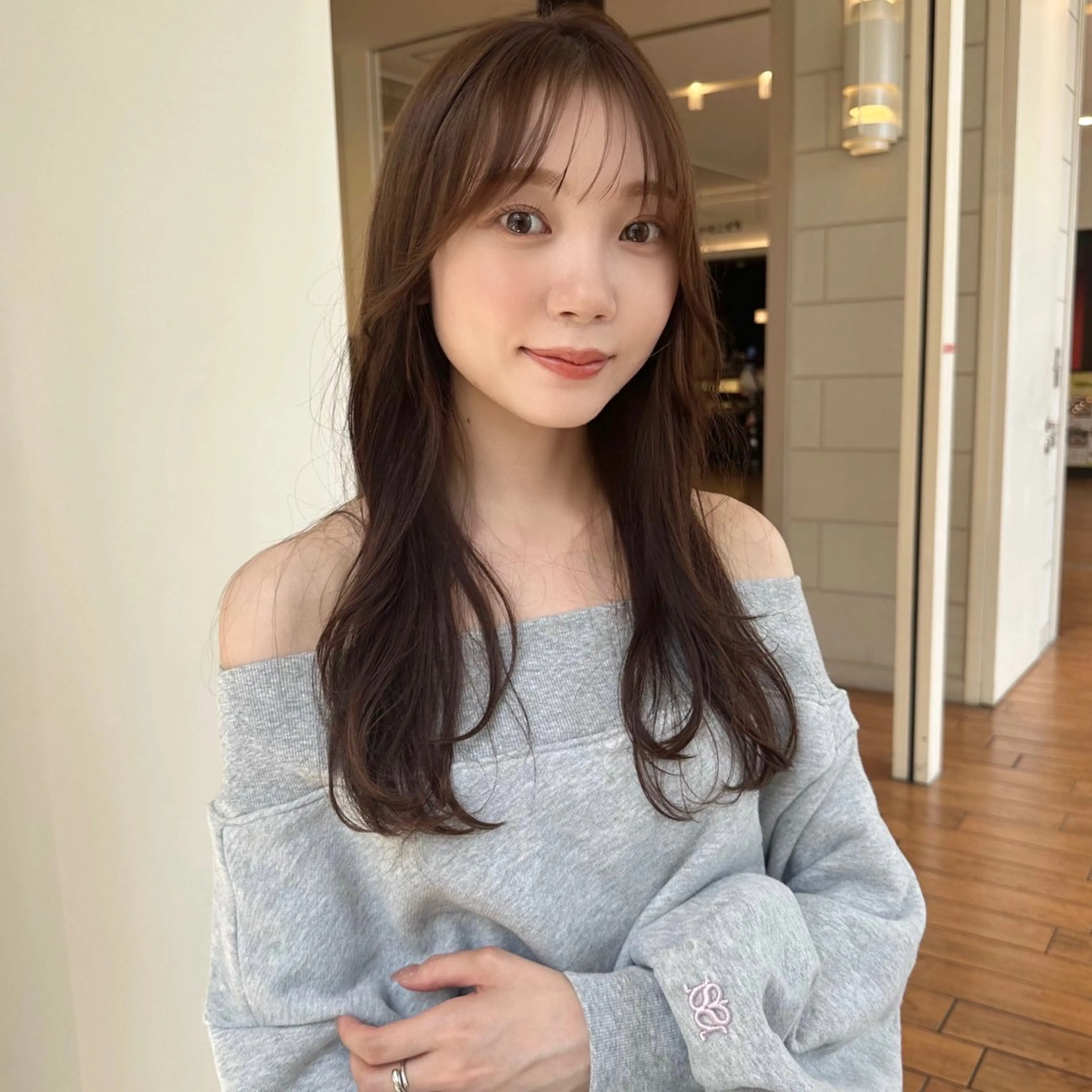 🎶期間限定🎶カット＋カラー+髪質改善トリートメントの写真