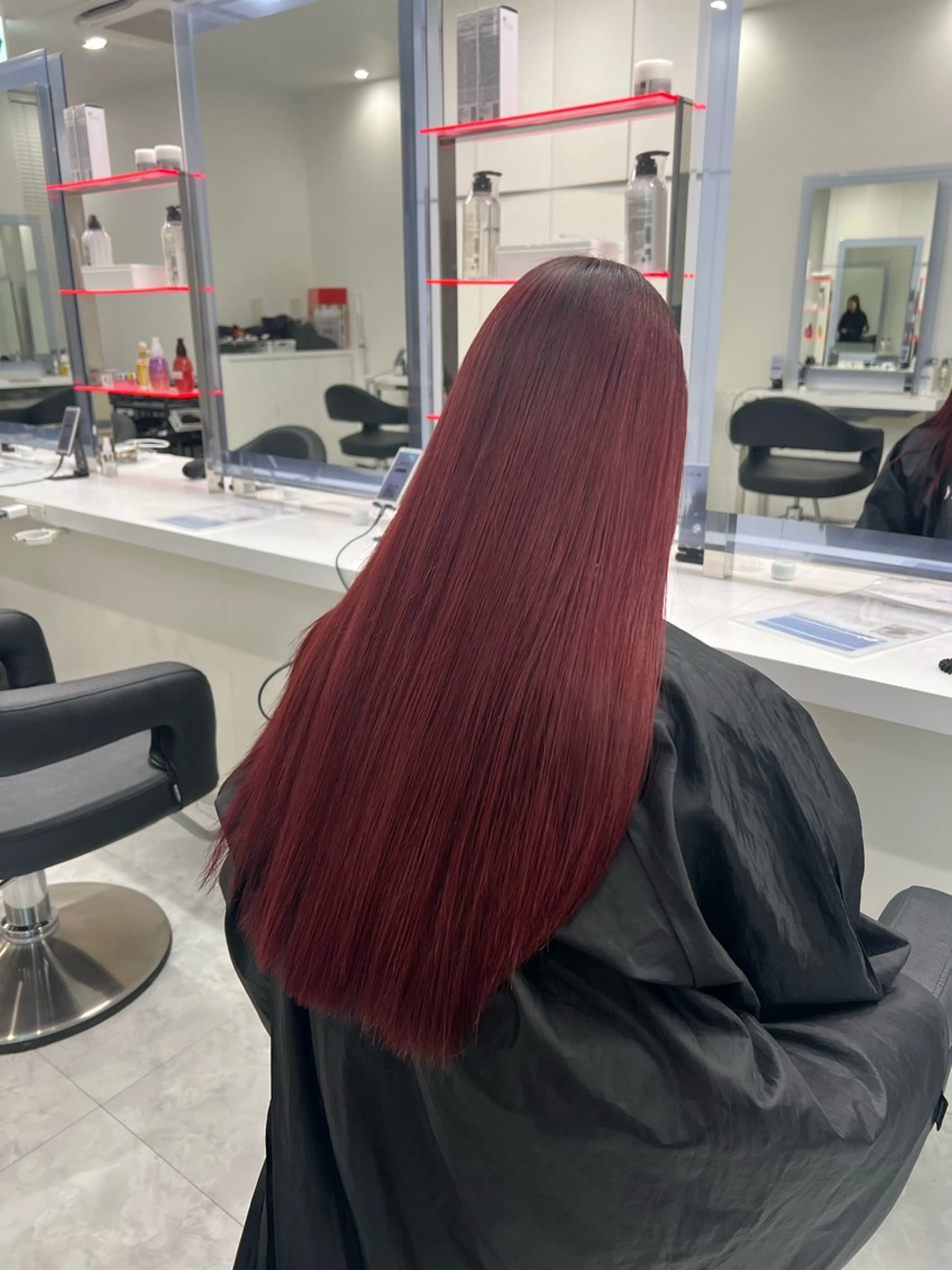 ロング カラー カット ヘアカラー トリートメント トレンドヘア /mina♡のヘアスタイル