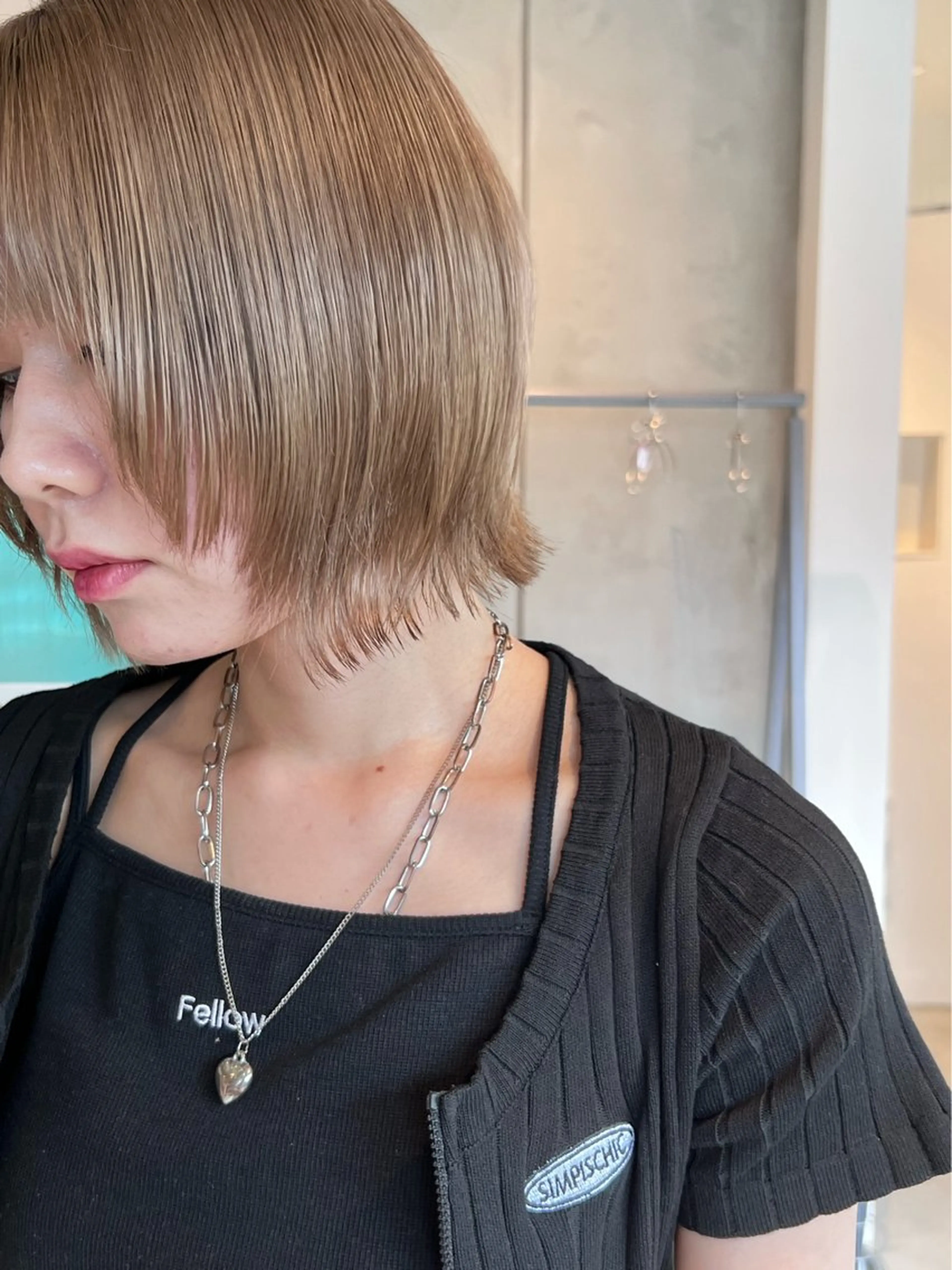 ショート カラー ロカリタ　河原町三条所属・🌐👽フクイ キララ🌎💎のヘアスタイル