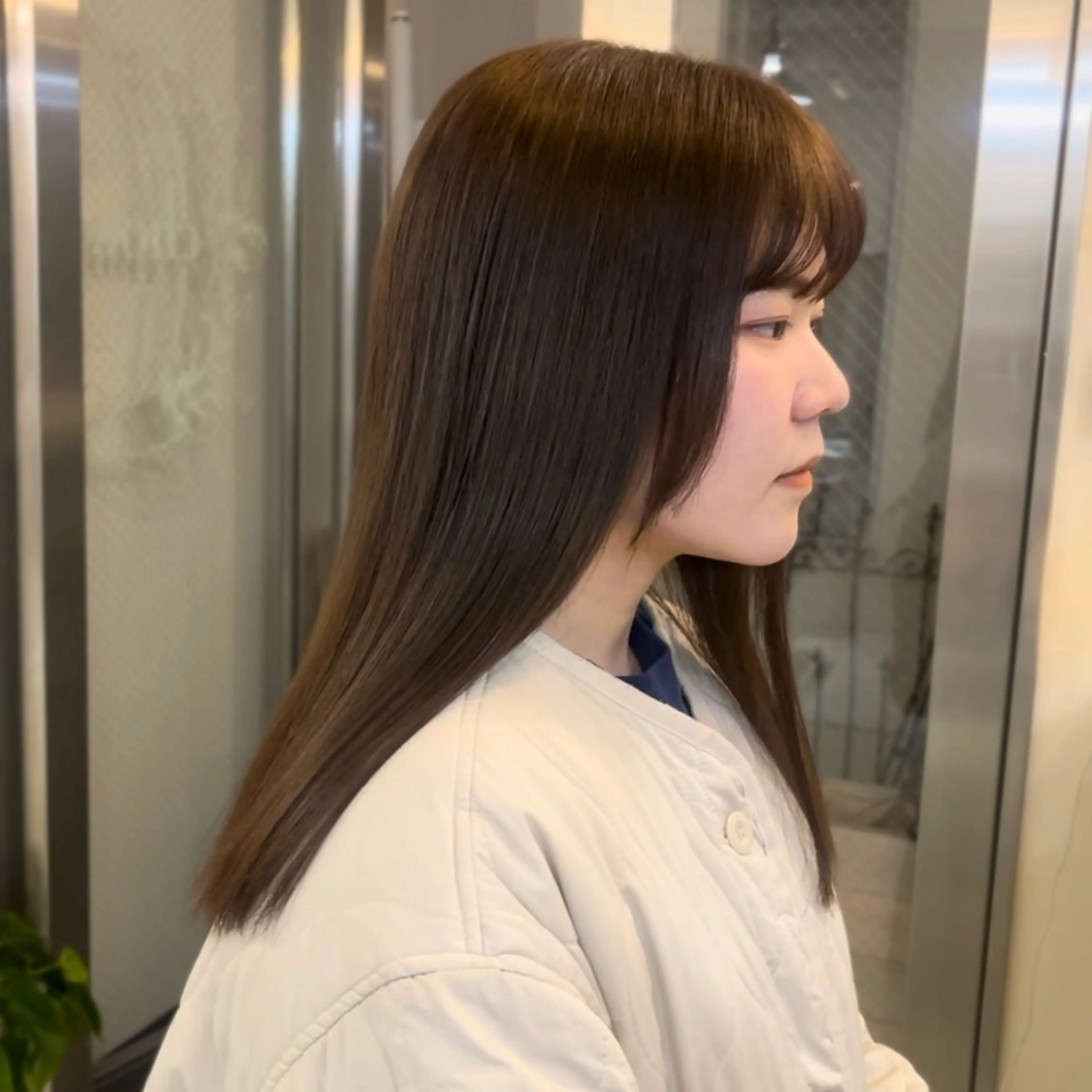 セミロング カラー カット ヘアカラー トリートメント Yurika🕯️ 透明感カラー/ボブのヘアスタイル