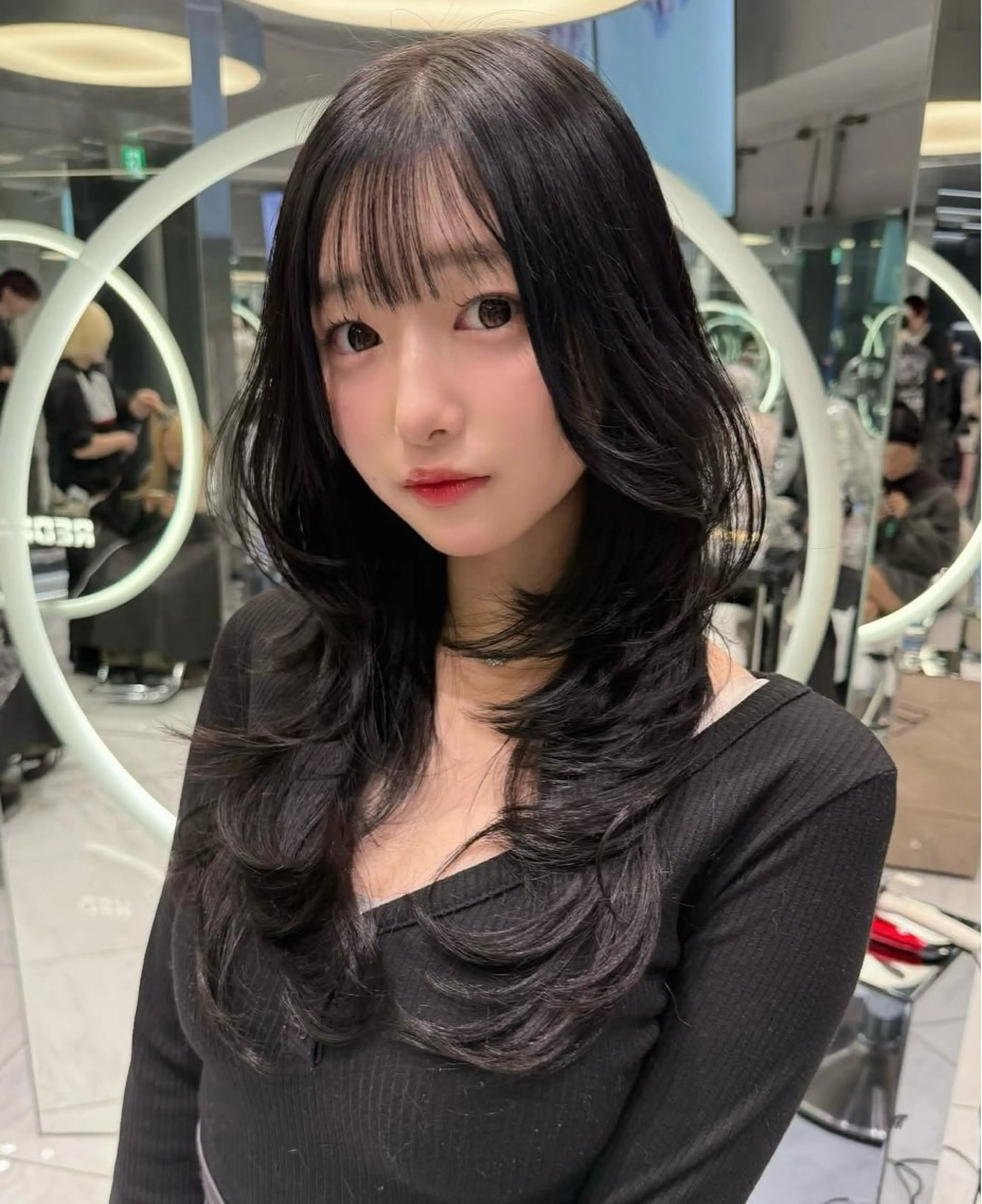 セミロング レイヤーカット REDEAL SHIBUYA所属・maya/レイヤー カット/ミインパーマのヘアスタイル