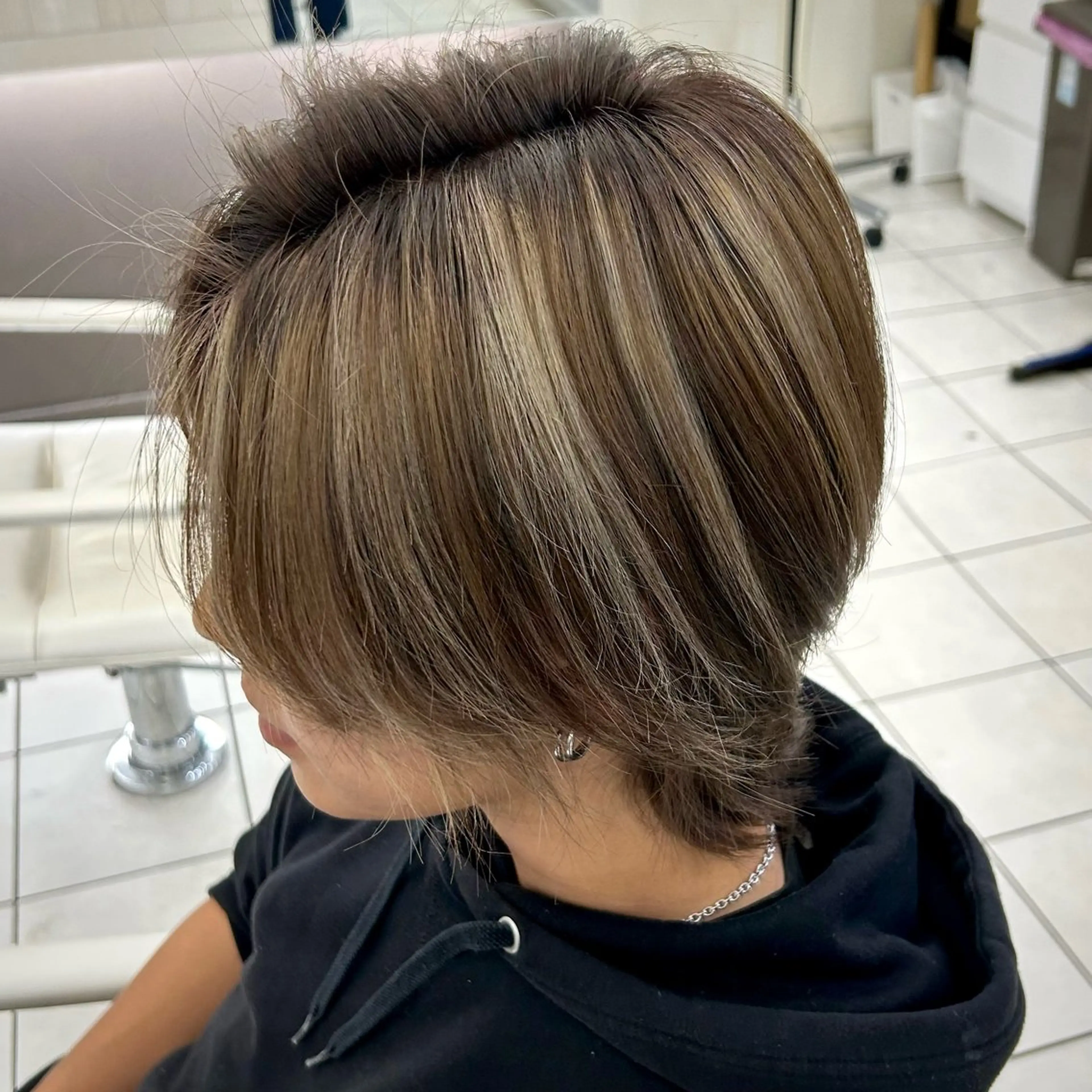 カラー メンズ ヘアカラー レイヤーカット/ボブ 🪐花木 香菜のヘアスタイル