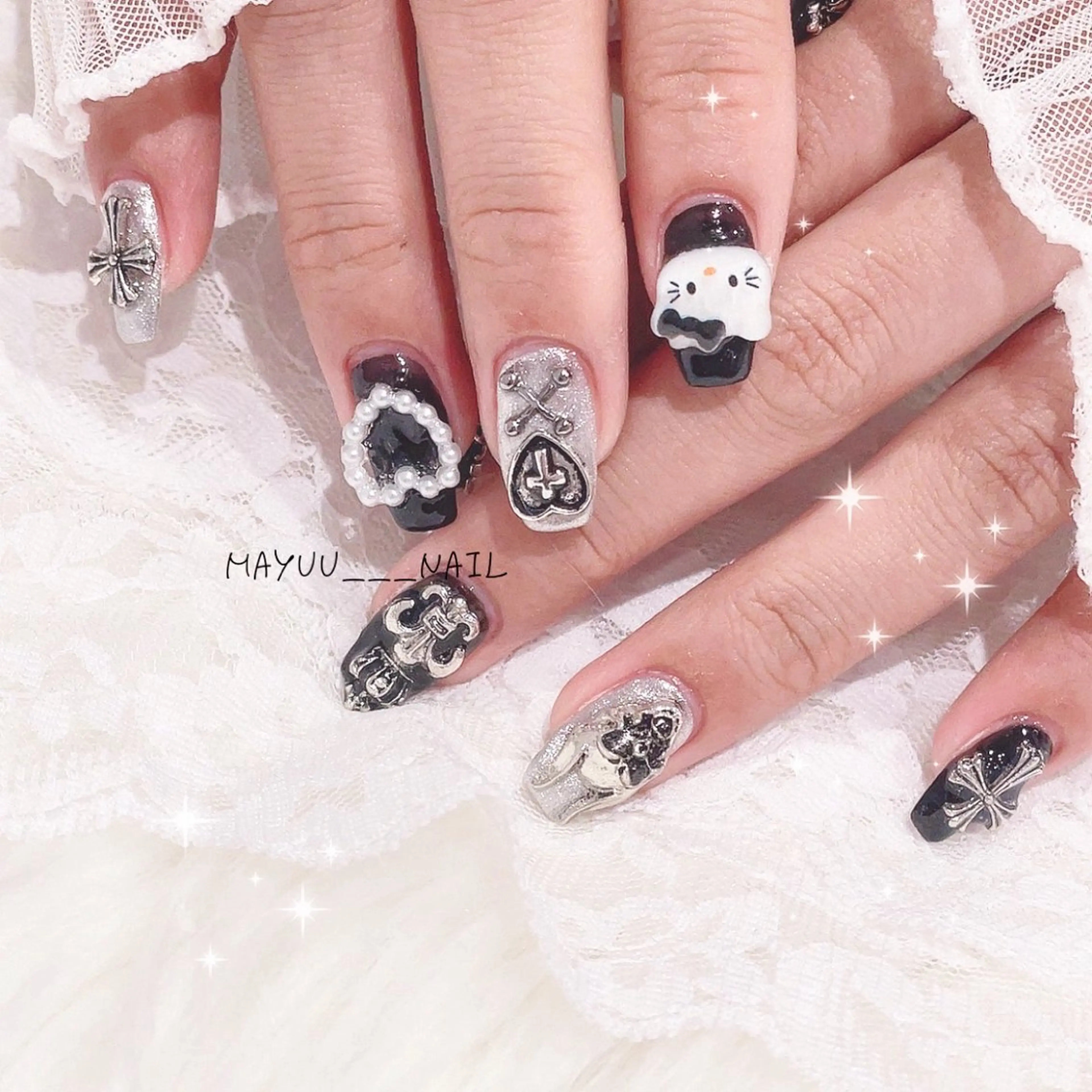 ネイル 🎀 Mayu 🎀痛ネイルのネイルデザイン