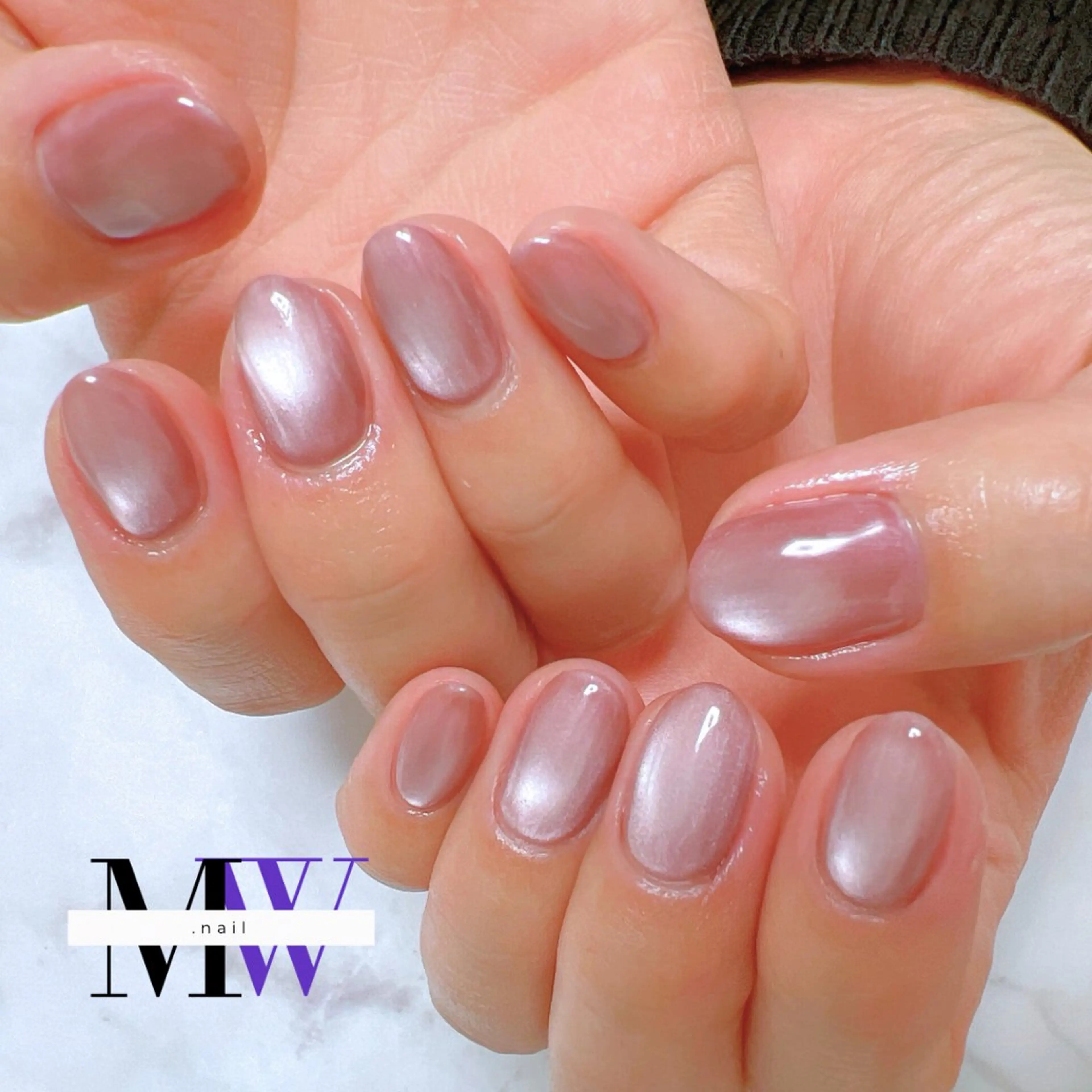 ネイル マグネットネイル ハンドネイル MW .nailのネイルデザイン
