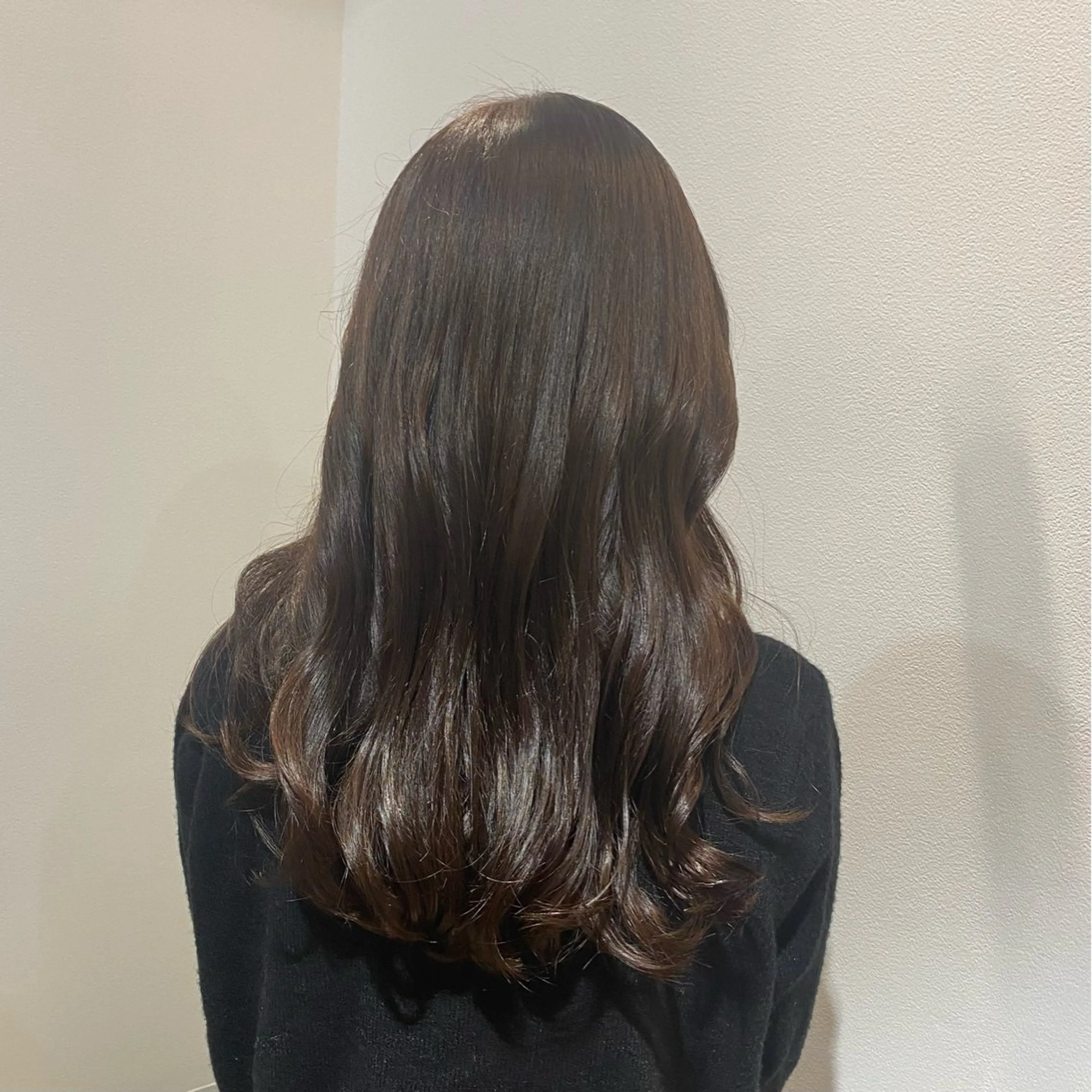 セミロング カラー 組藤 沙奈のヘアスタイル