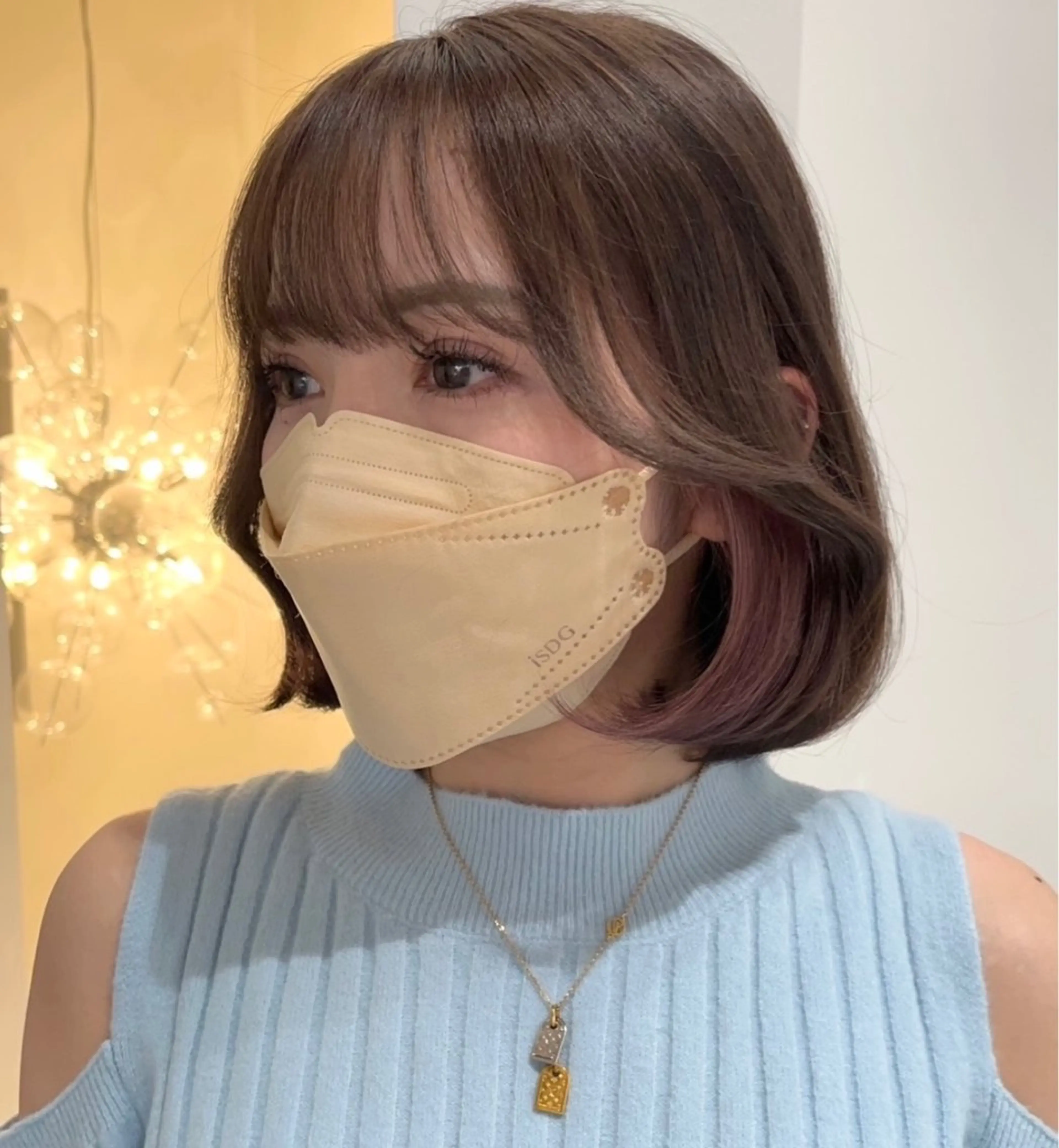 【ブリーチ無しで透明感カラー】透けブラウン系ブリーチ無しダブルカラークーポン🪽の写真