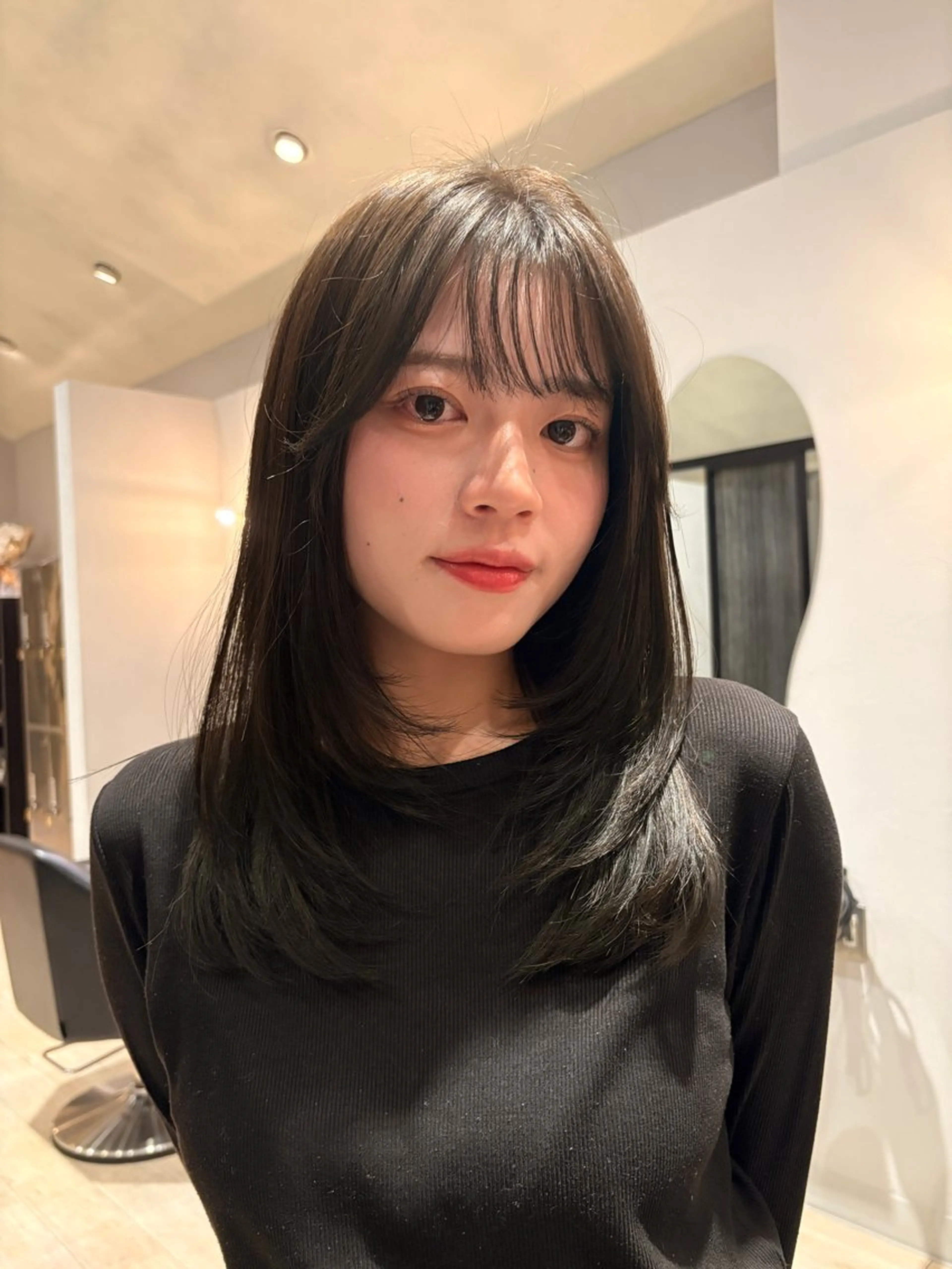 ブリーチなしカラー🌿➕うる艶トリートメント🫧の写真