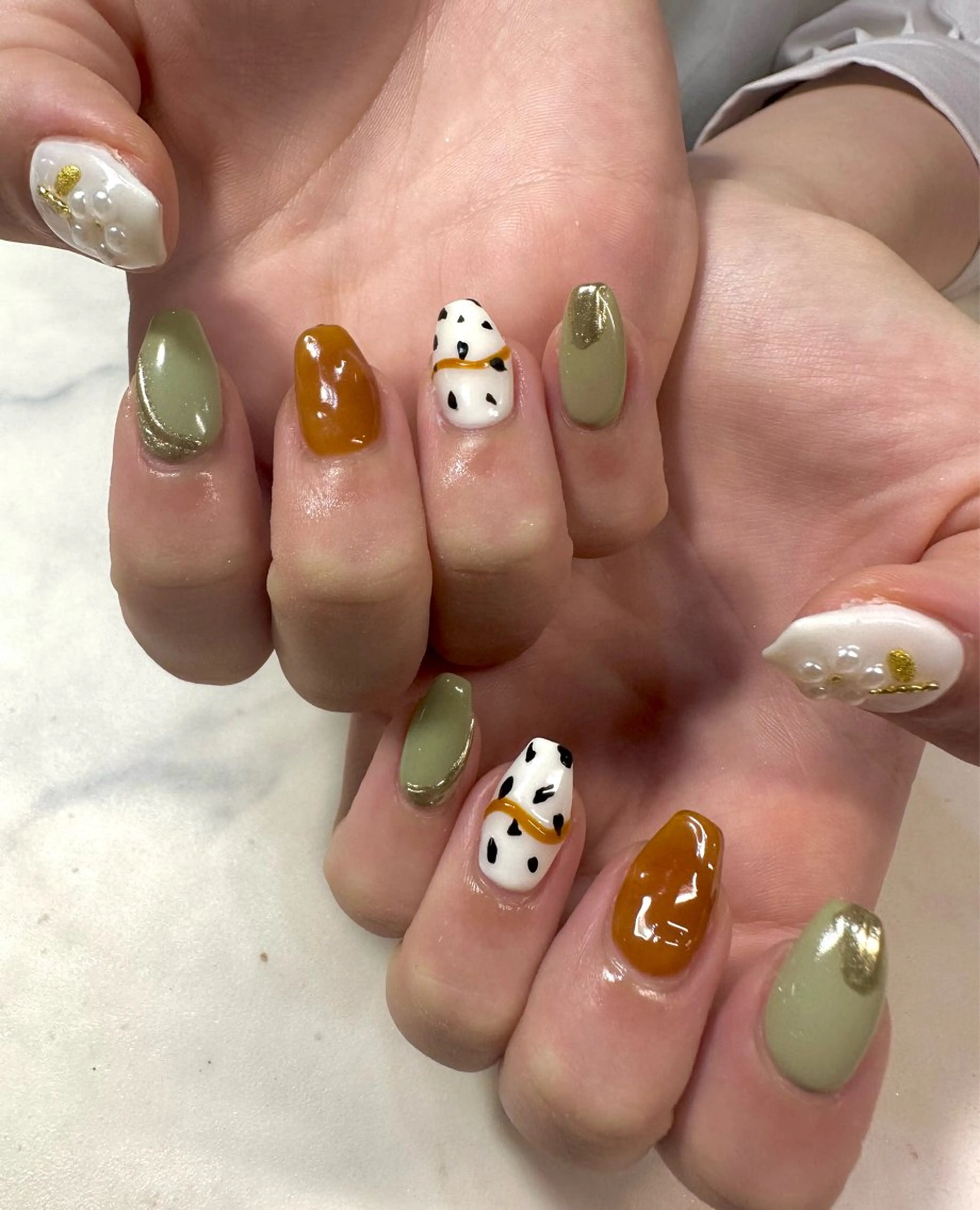 ネイル Nail Salon Three所属・堀江 花奈のネイルデザイン