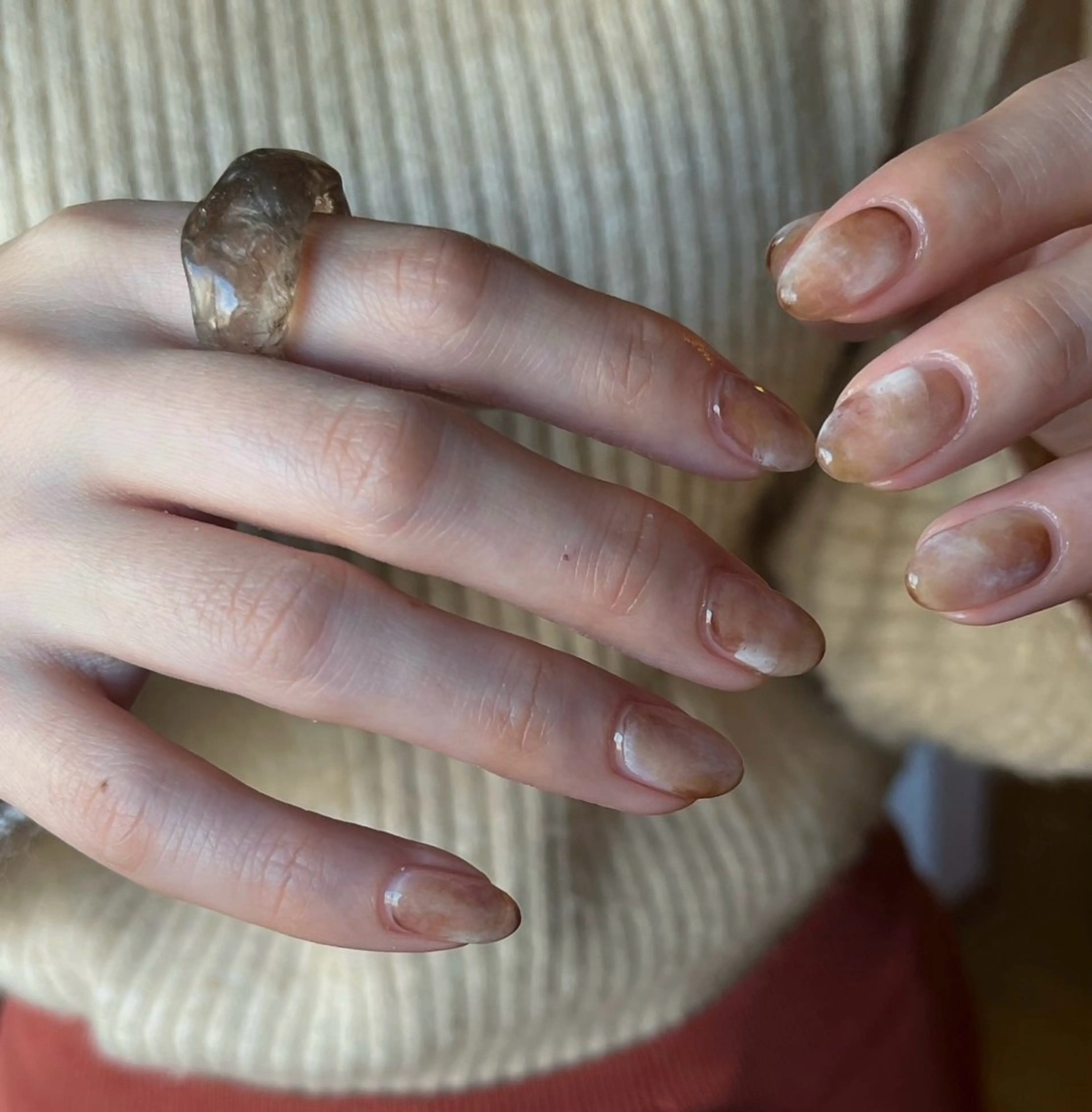 ネイル ニュアンスネイル ワンカラーネイル ハンドネイル Bronze  Ship ＊relaxation saron＊所属・S a k iのその他イメージ