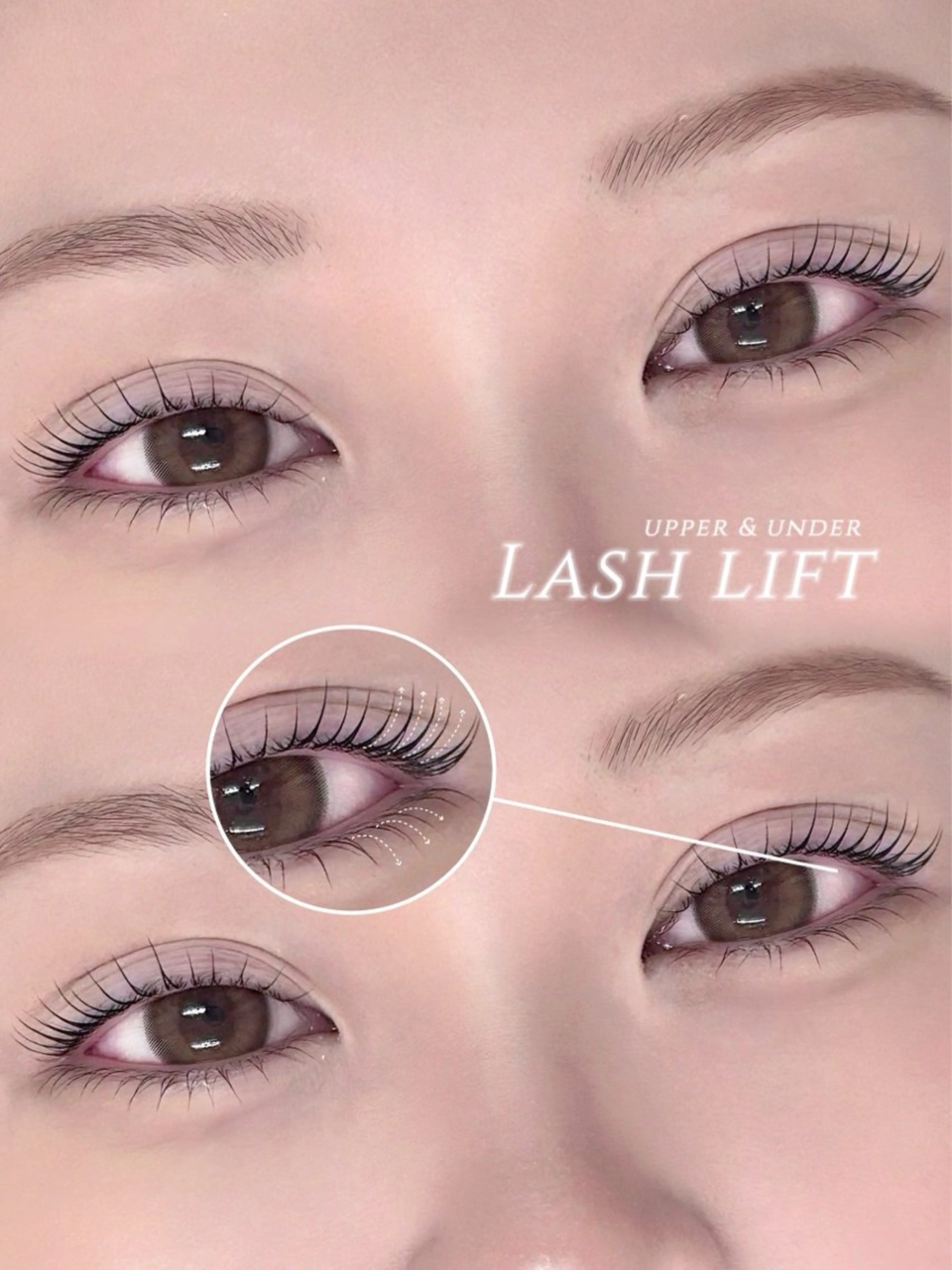 ぱっちりeyeに♡まつ毛パーマ上下の写真