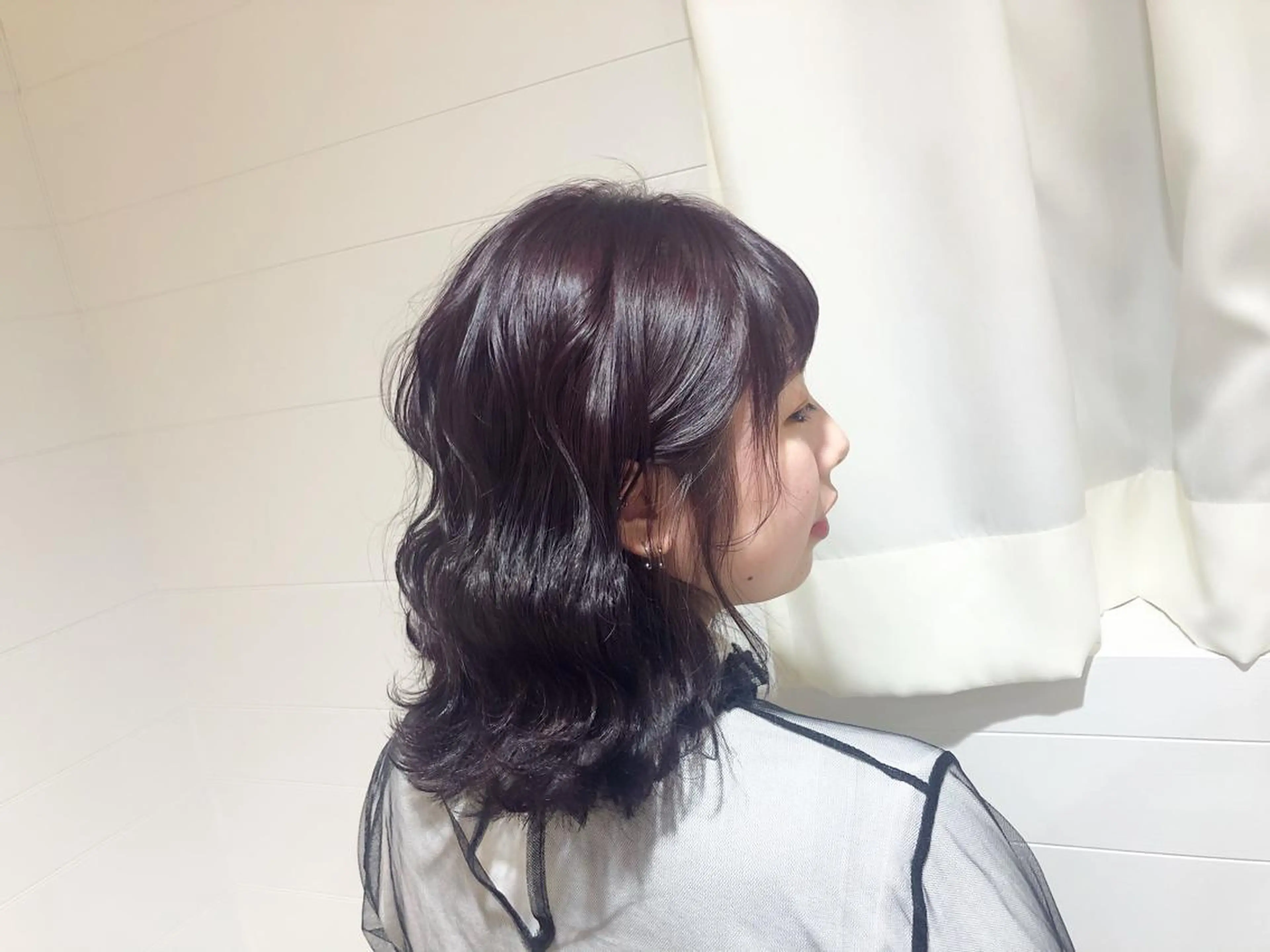 ミディアム カラー まつげ兼任しもさこ 🌟レイヤー得意のヘアスタイル